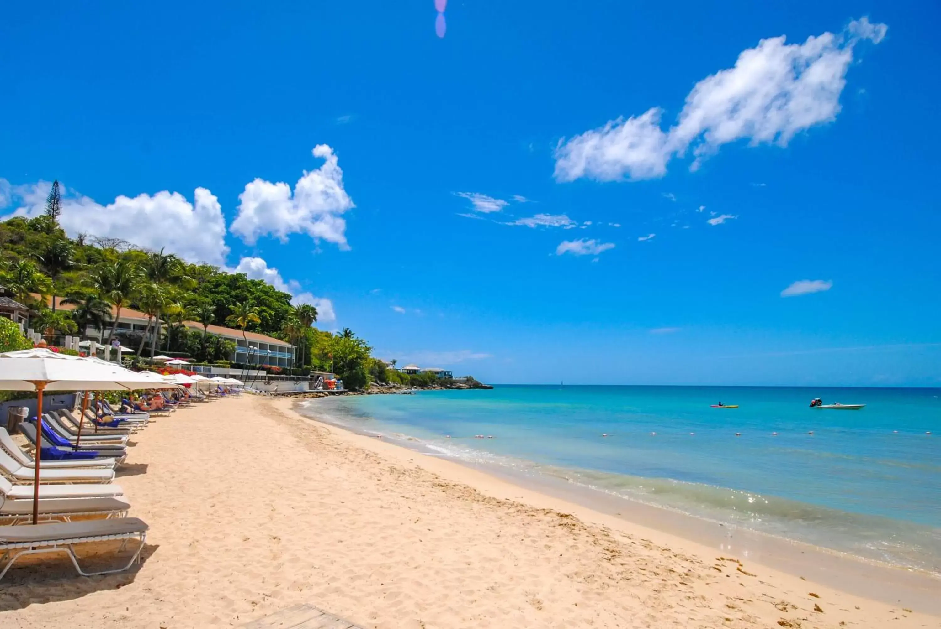 Beach in Blue Waters Resort and Spa