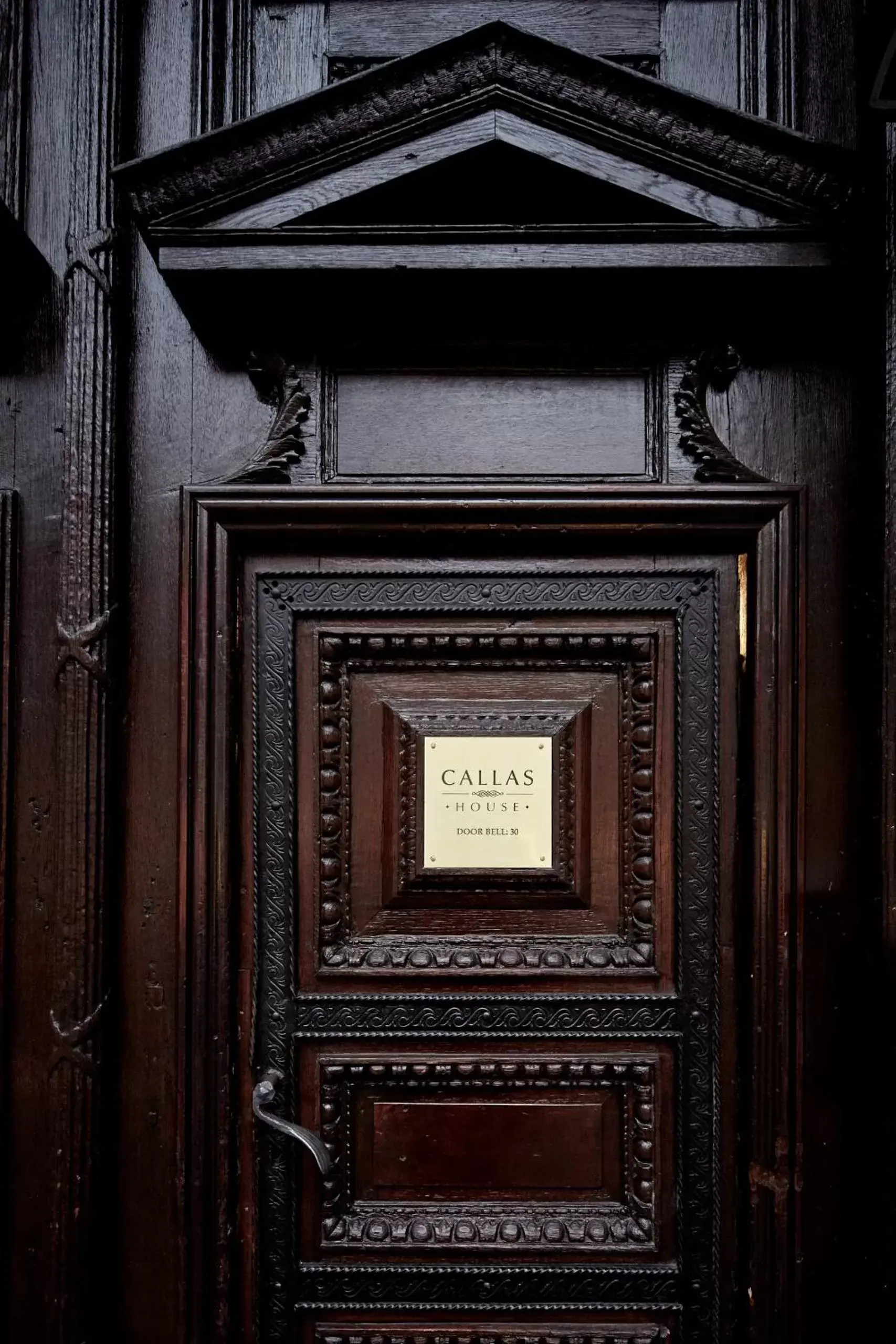 Facade/entrance in Callas House