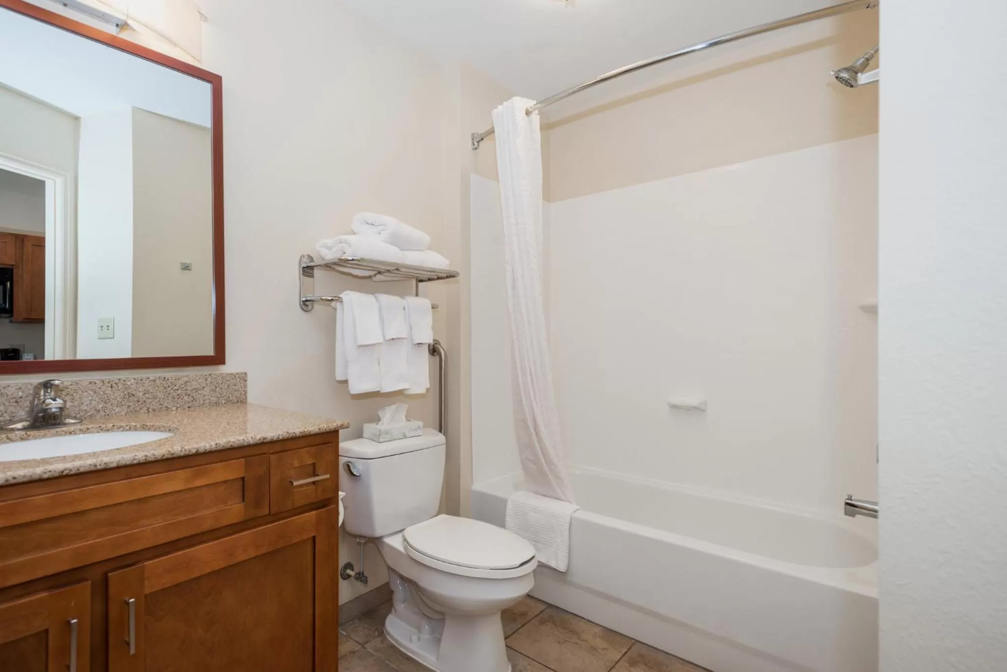 Bathroom in Candlewood Suites Mobile-Downtown by IHG