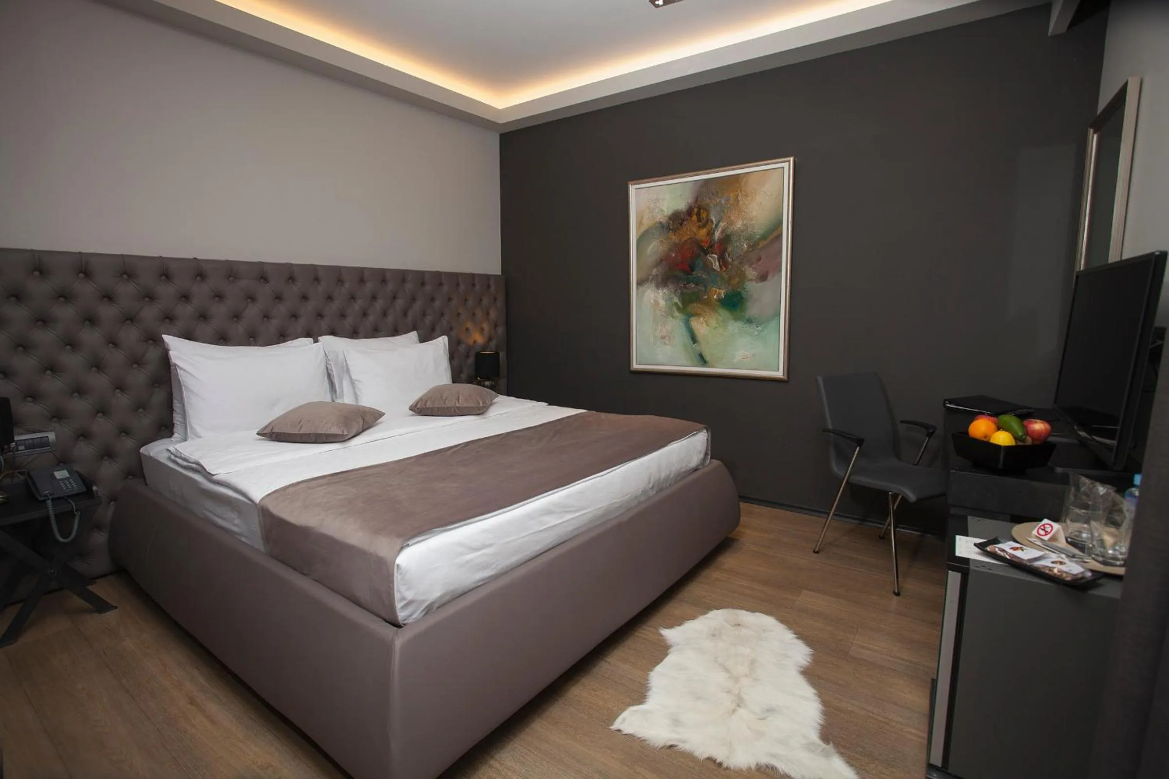 Bed in Solun Hotel & SPA