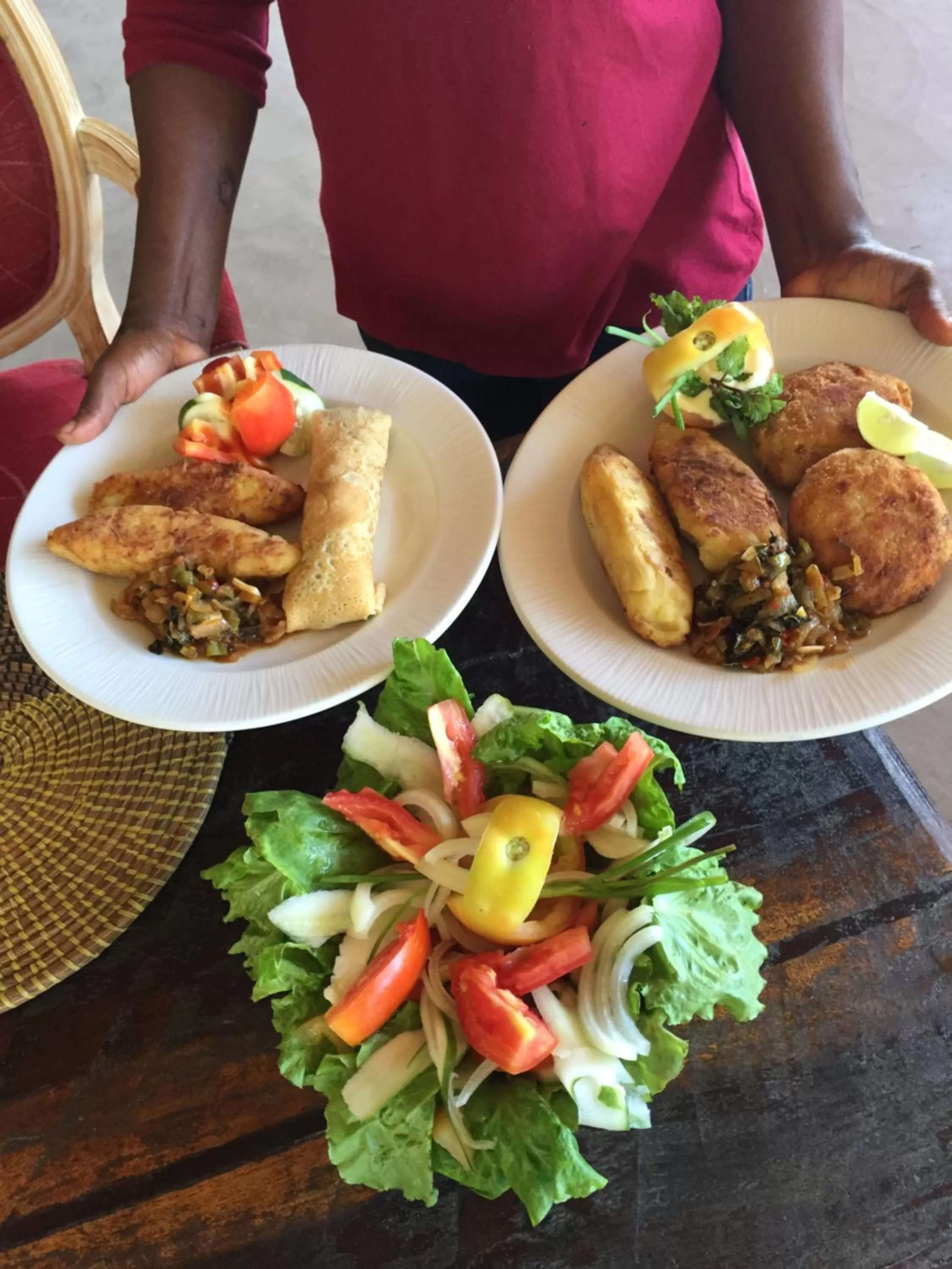 Food close-up in Nemasu Eco-lodge