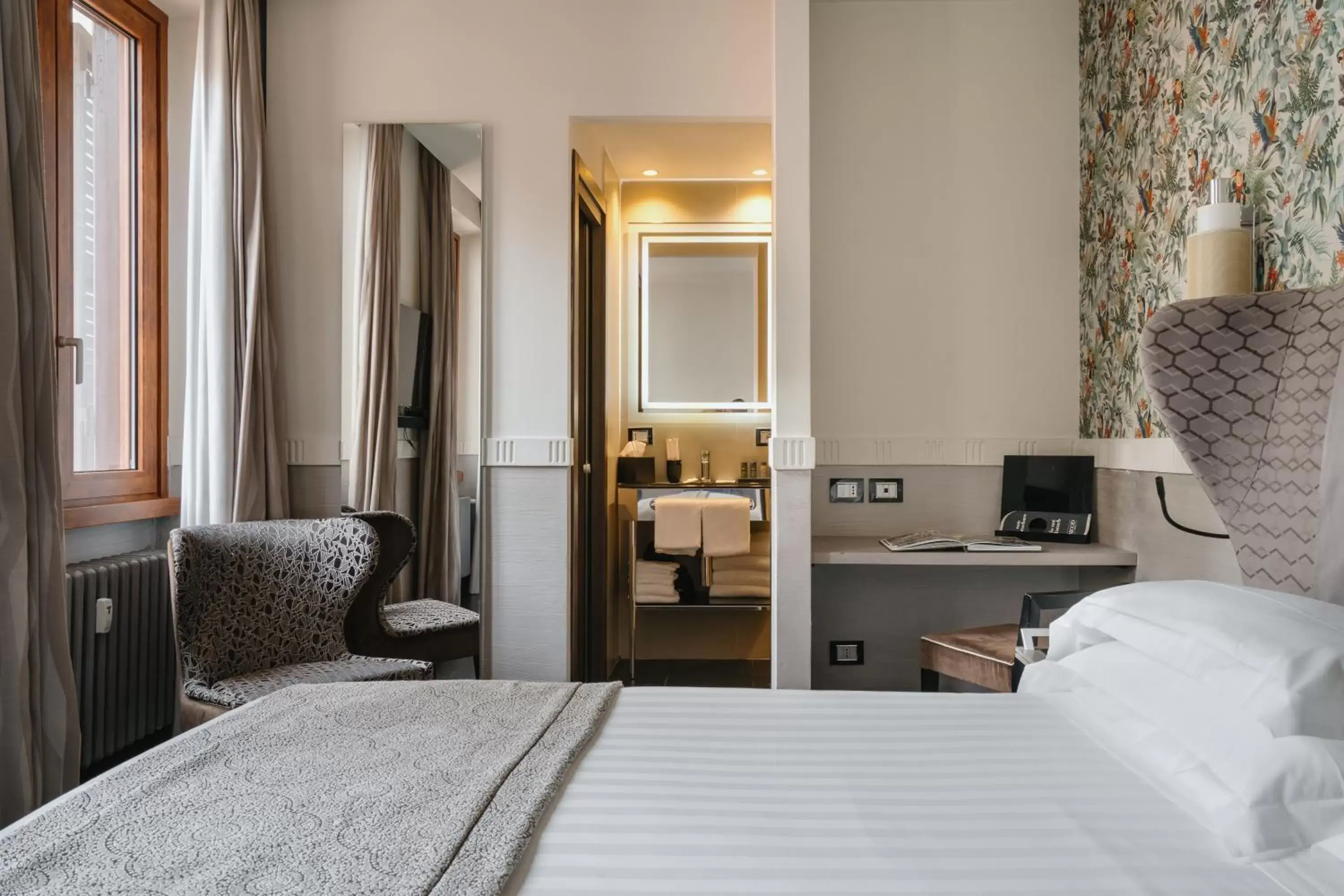 Bed in Unica Suites Rome Bed in Unica Suites Rome