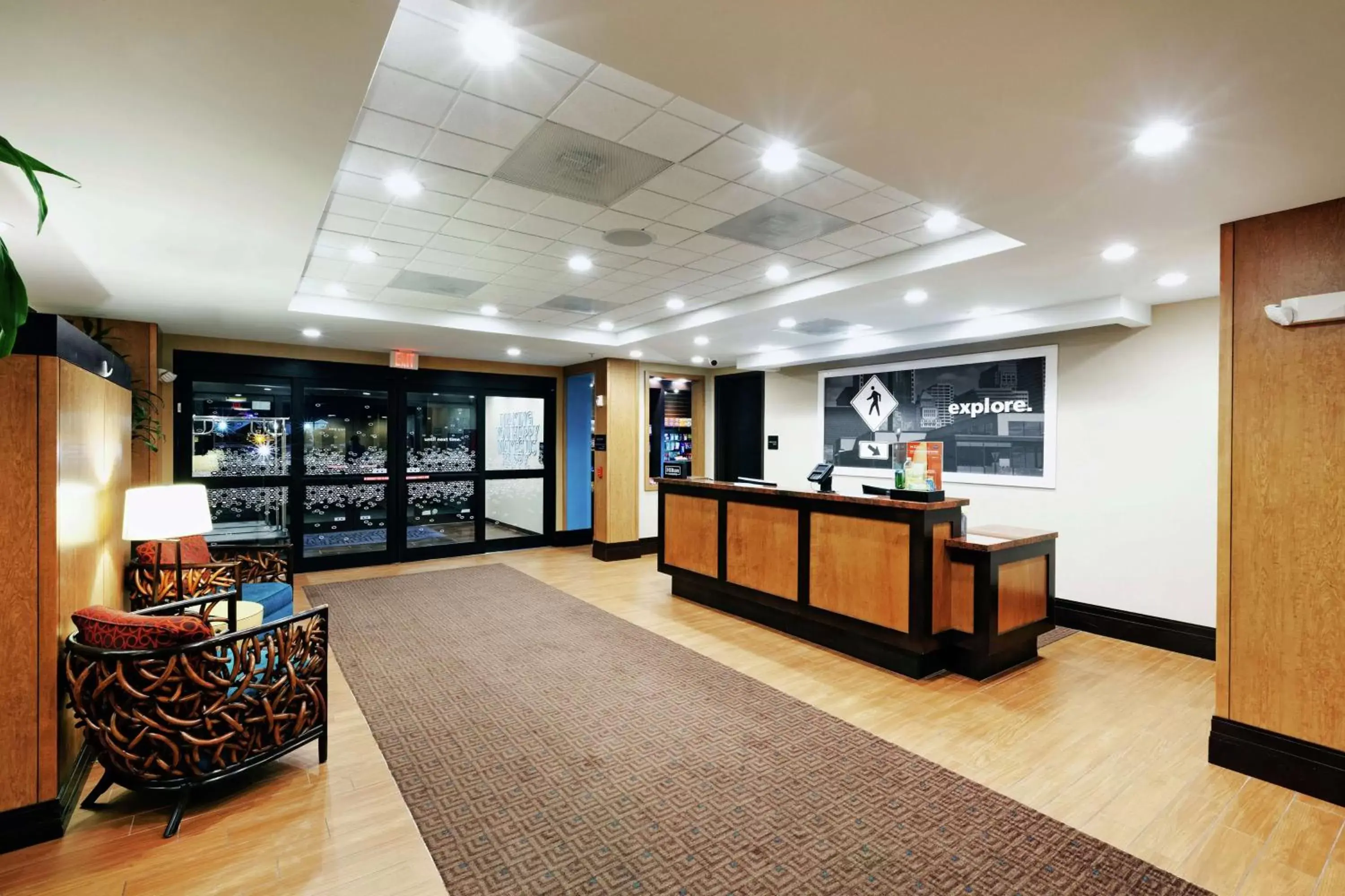 Lobby or reception in Hampton Inn & Suites Houston North IAH, TX Lobby or reception in Hampton Inn & Suites Houston North IAH, TX