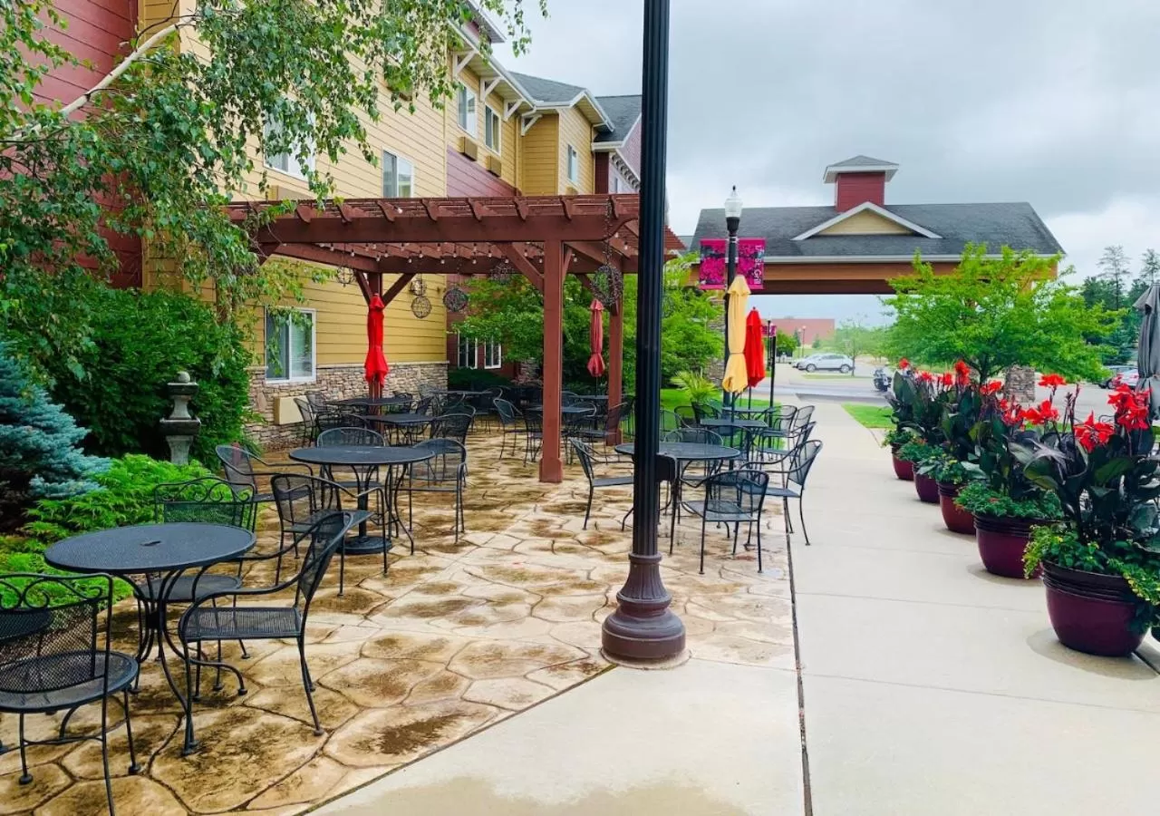 Patio in Timberlake Lodge