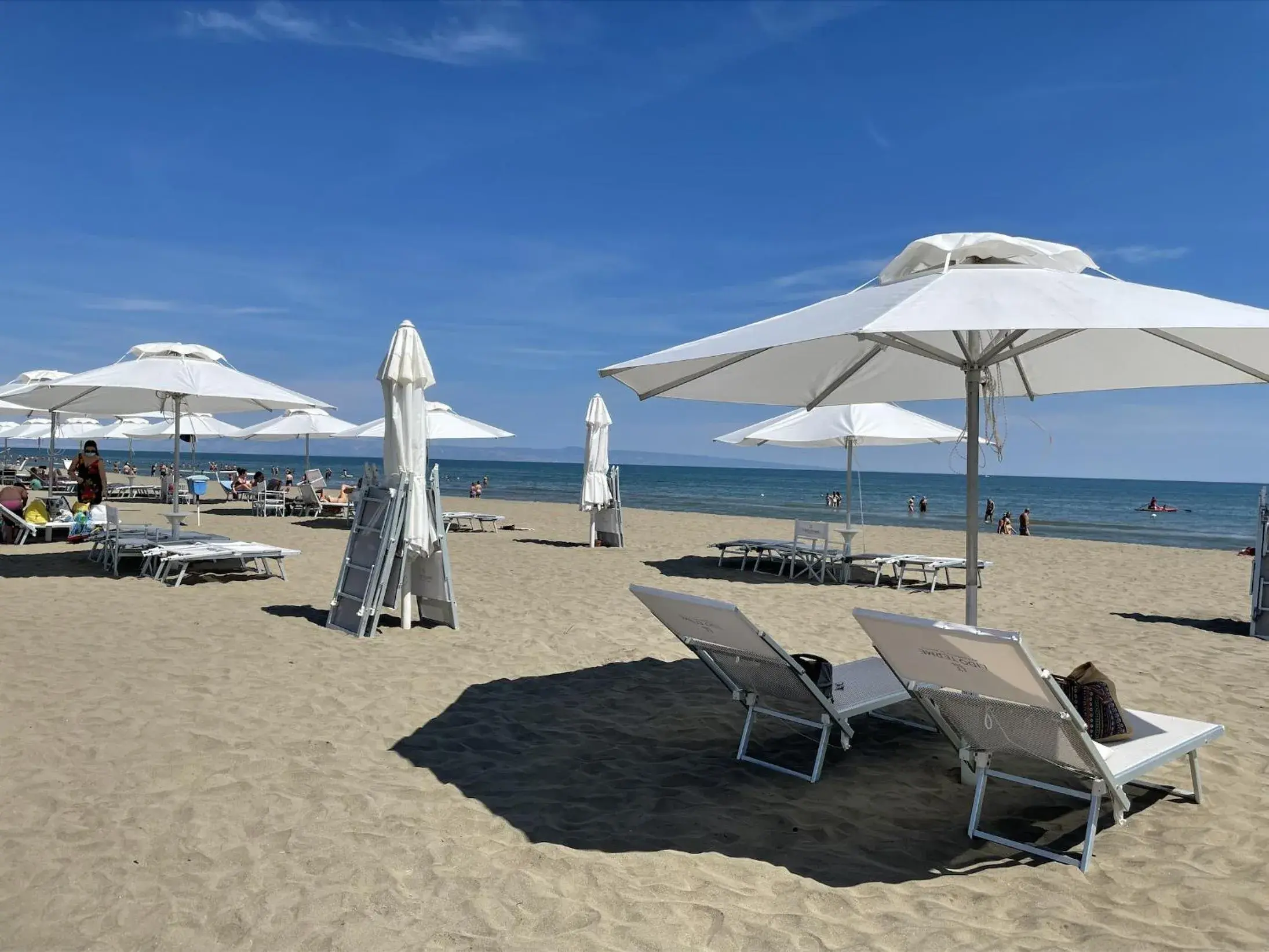 Beach in Grand Hotel Terme