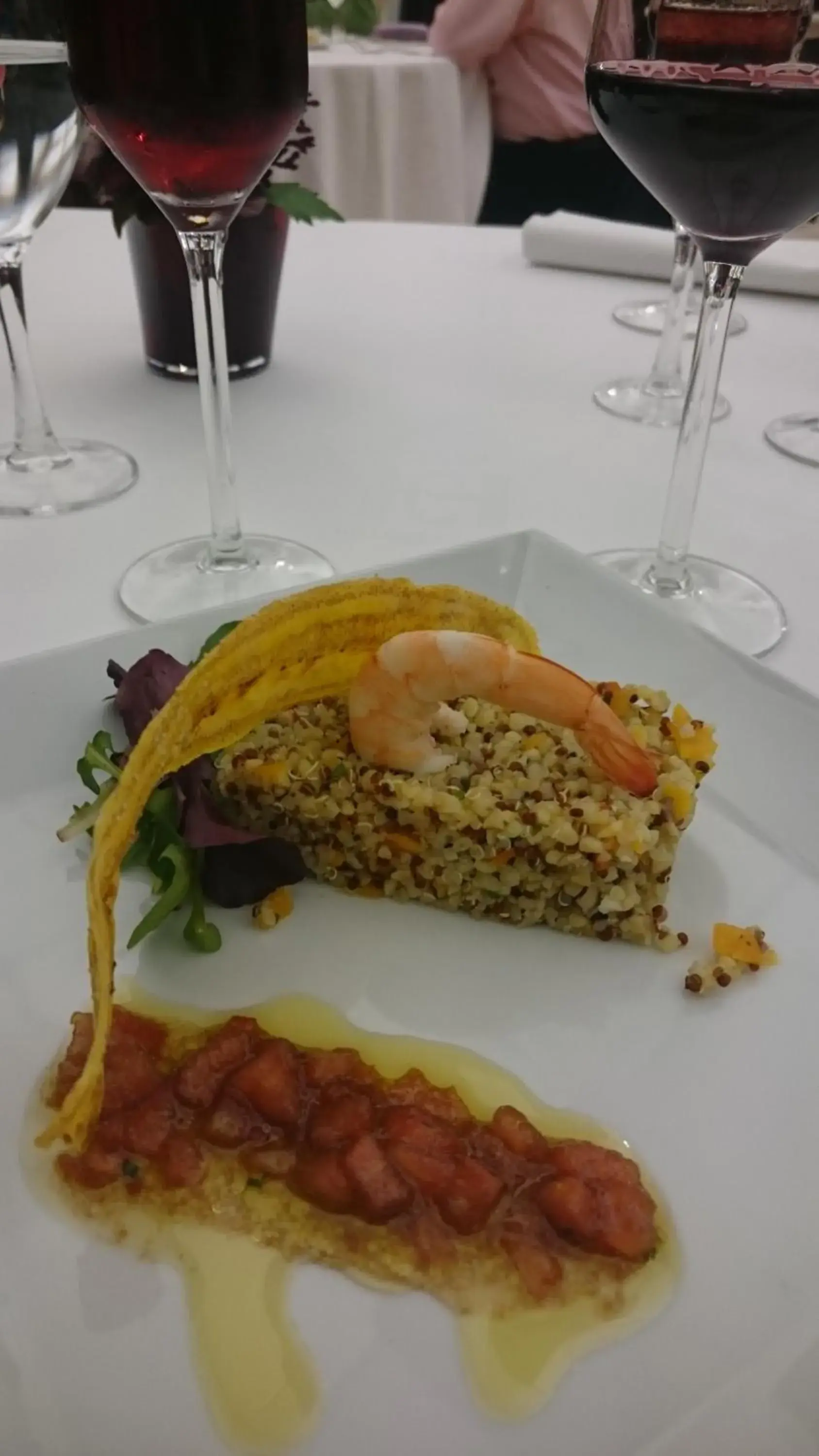 Dinner in Hotel Escuela Madrid