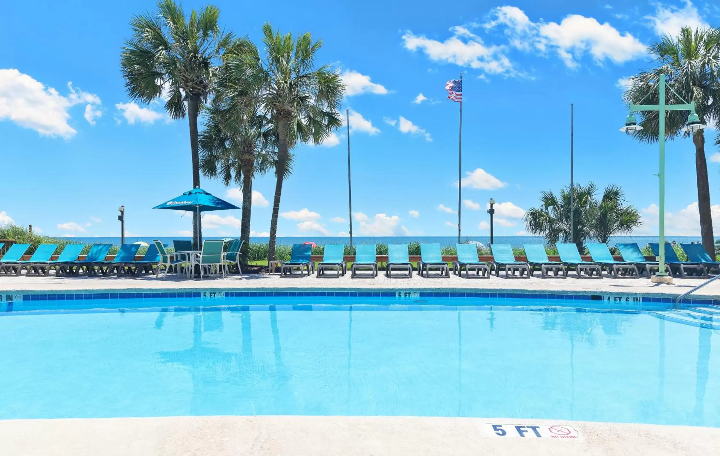 Swimming Pool in North Shore Oceanfront Resort Hotel