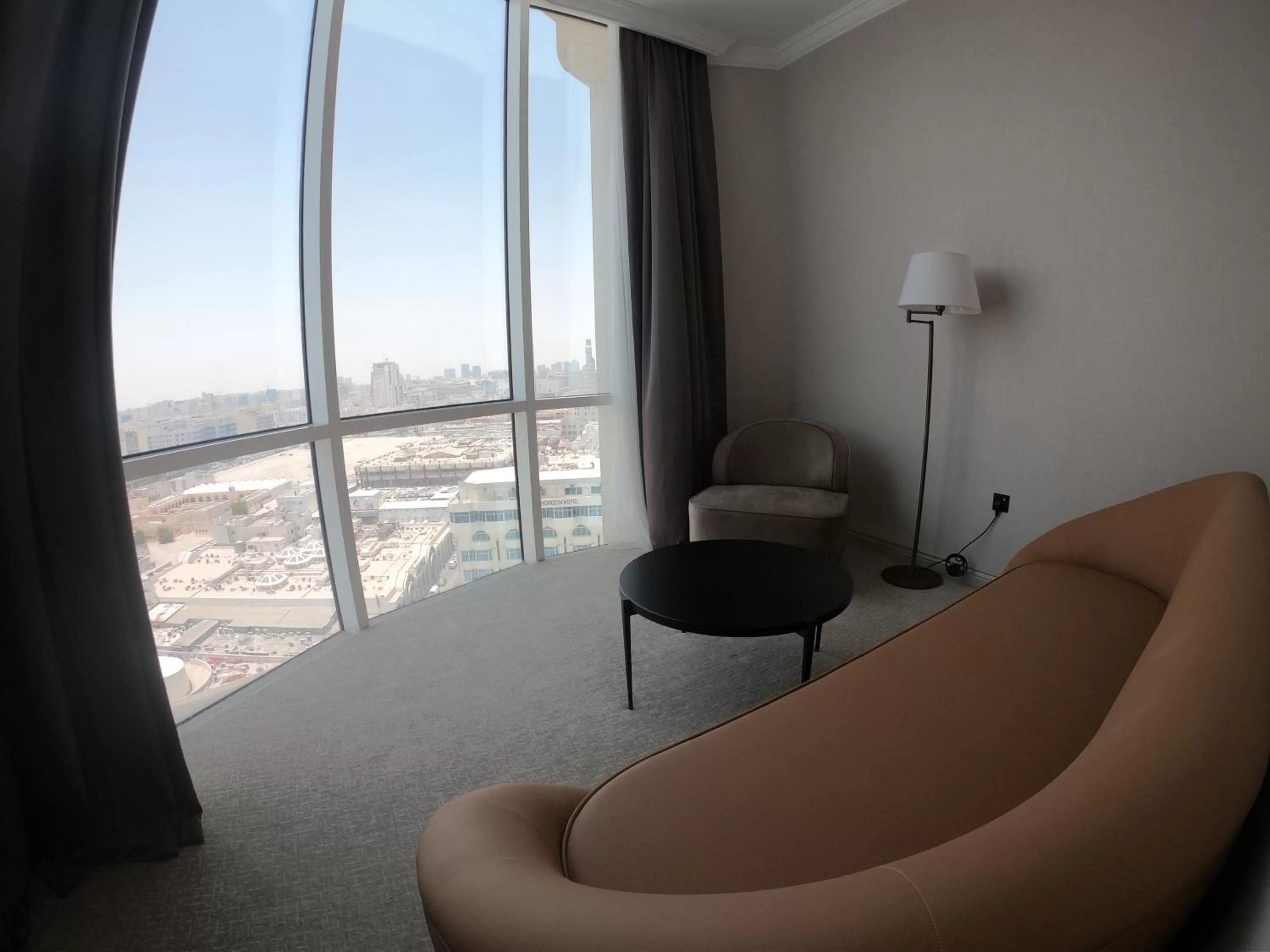 Seating area in Horizon Manor Hotel