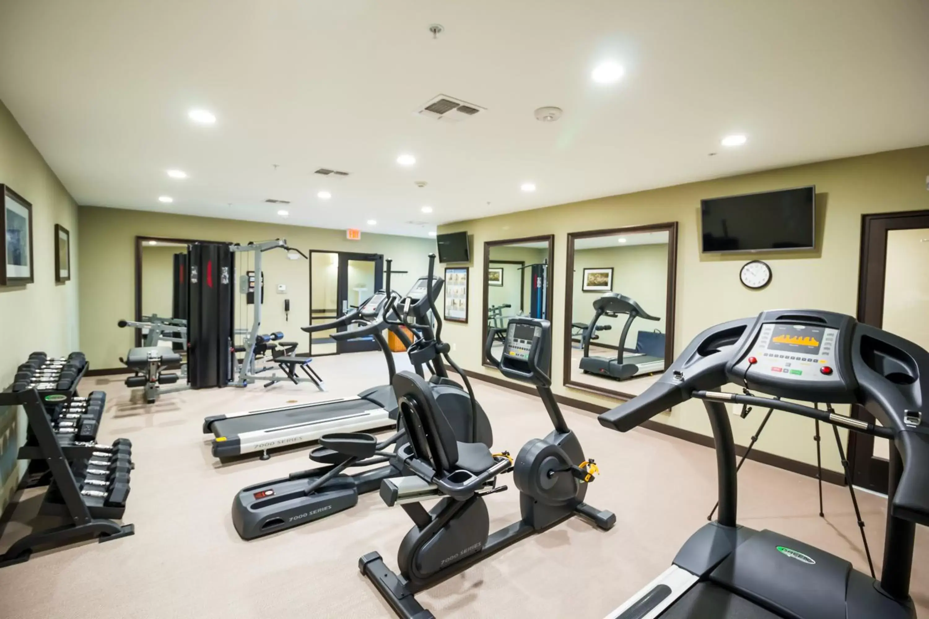 Fitness centre/facilities, Fitness Center/Facilities in Staybridge Suites Plano - Legacy West Area, an IHG Hotel
