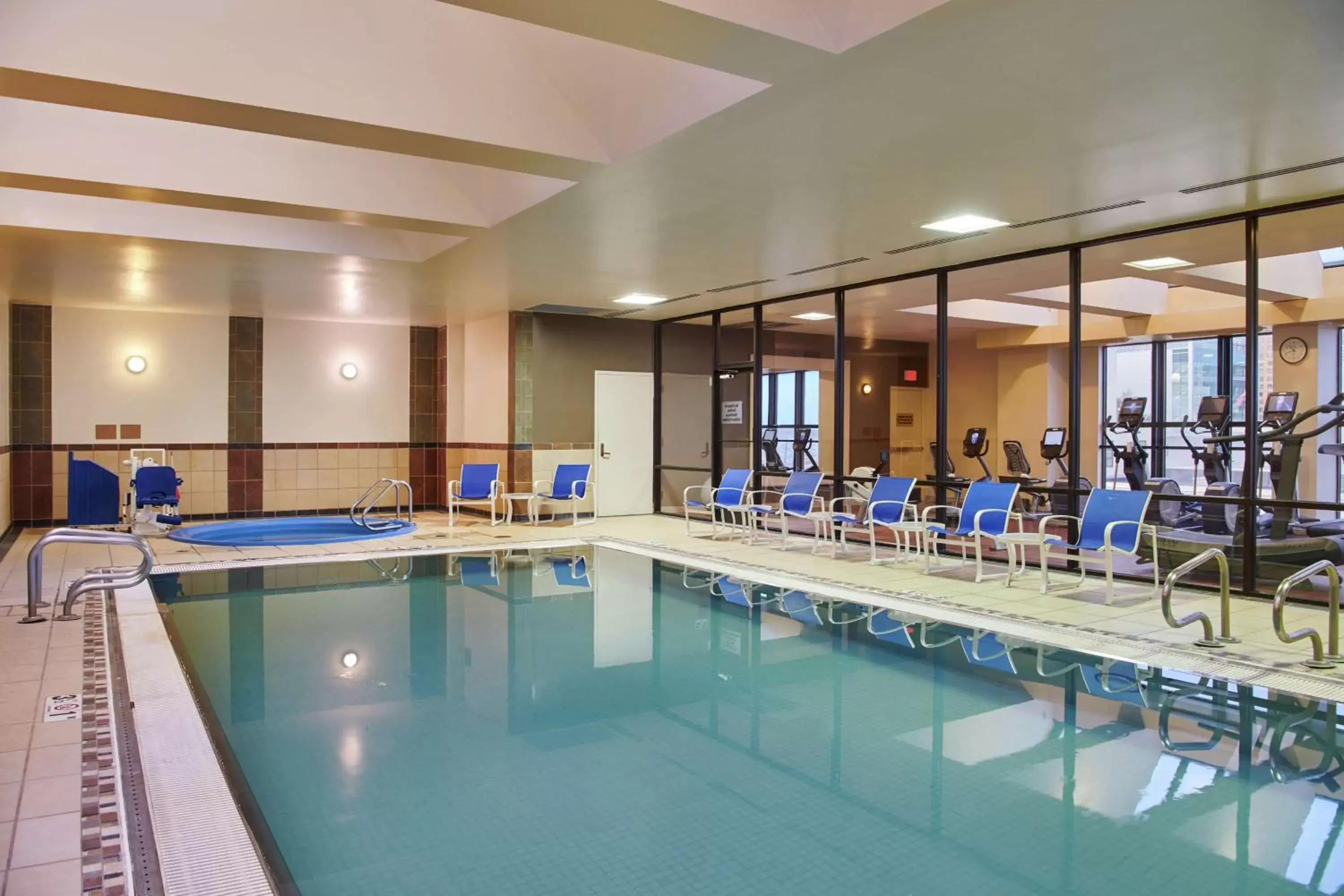 Pool view in Hilton Anchorage Pool view in Hilton Anchorage