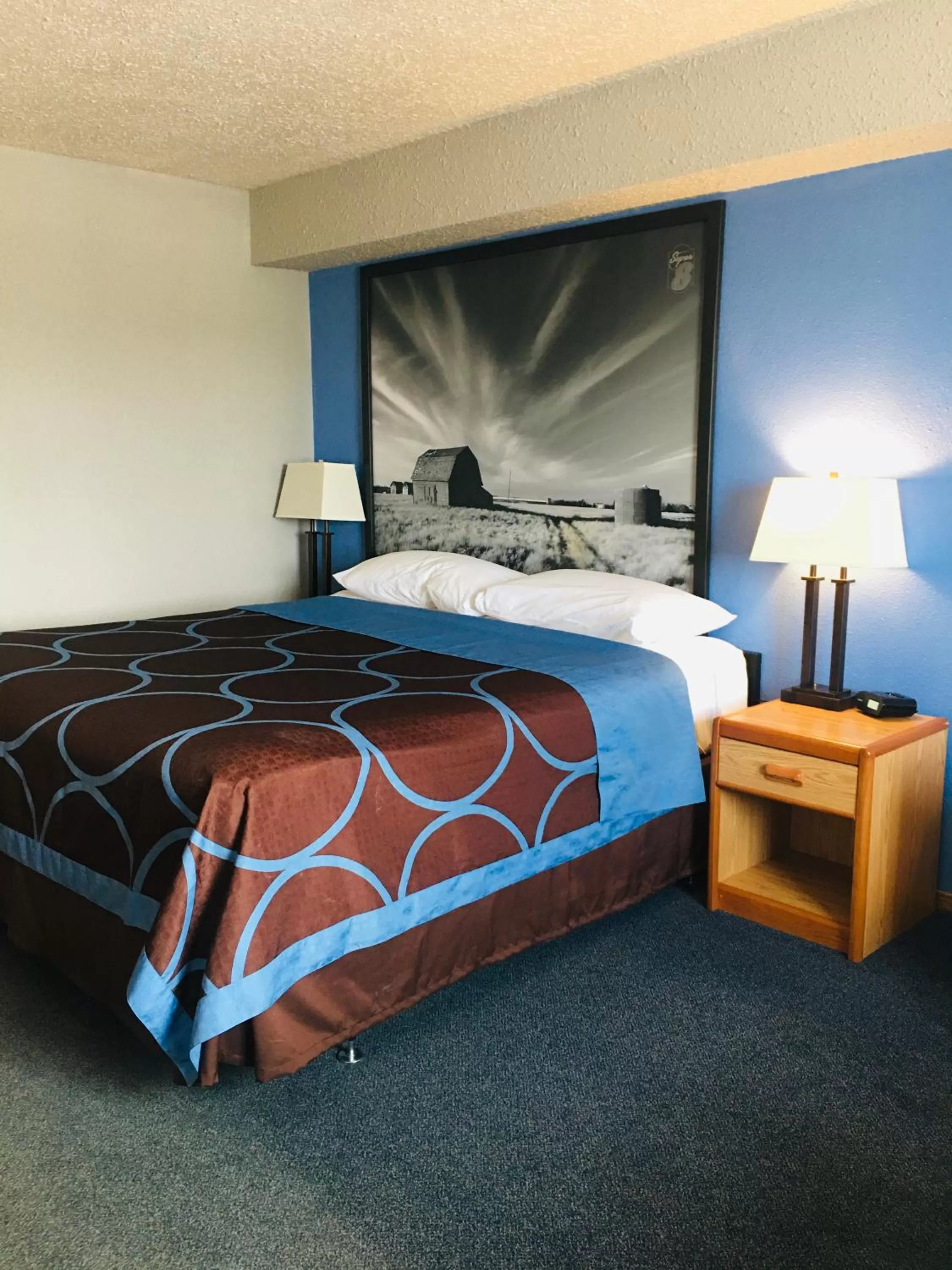Bed in Super 8 by Wyndham Swift Current