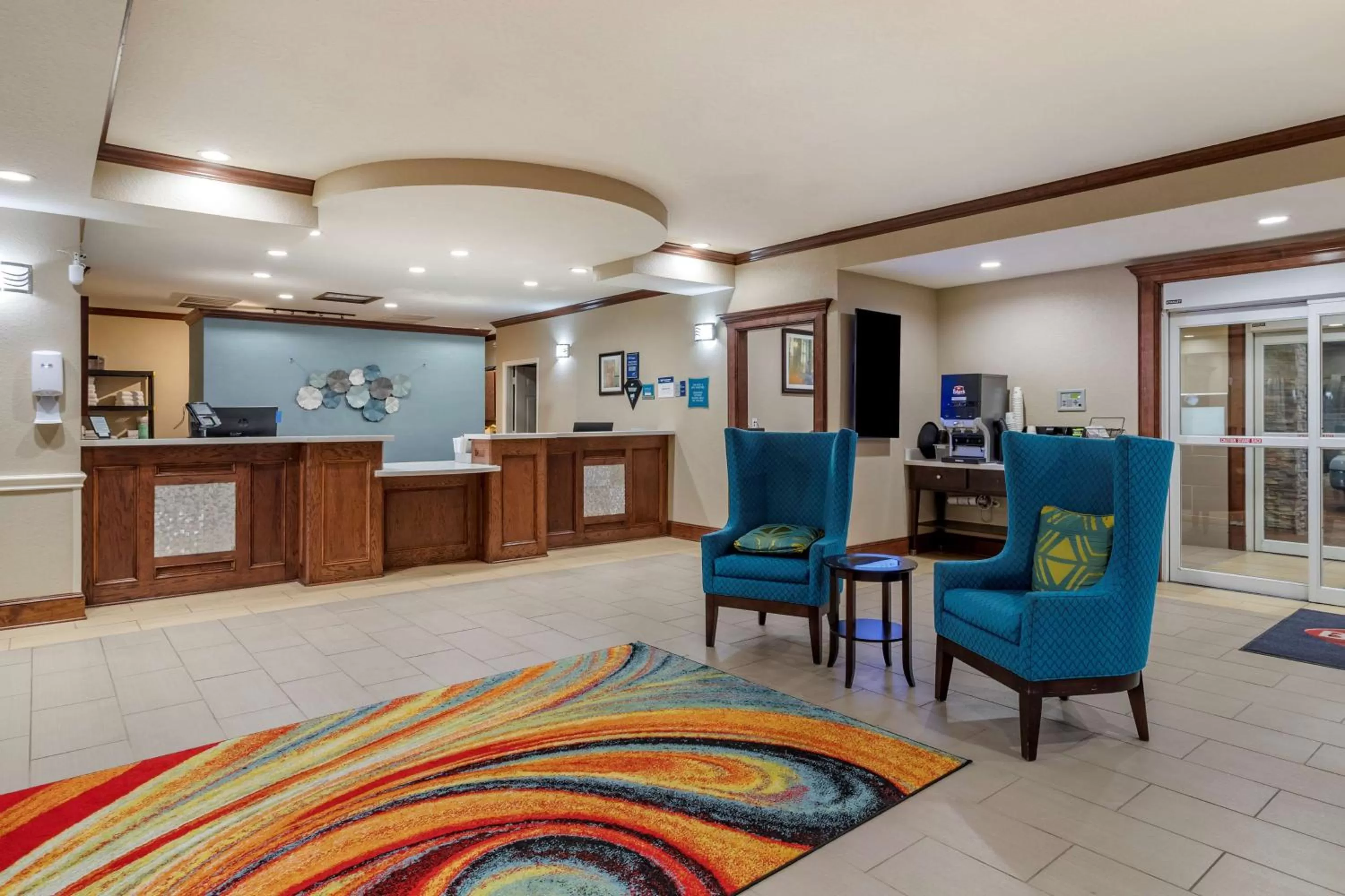 Lobby or reception in Best Western Plus Galveston Suites