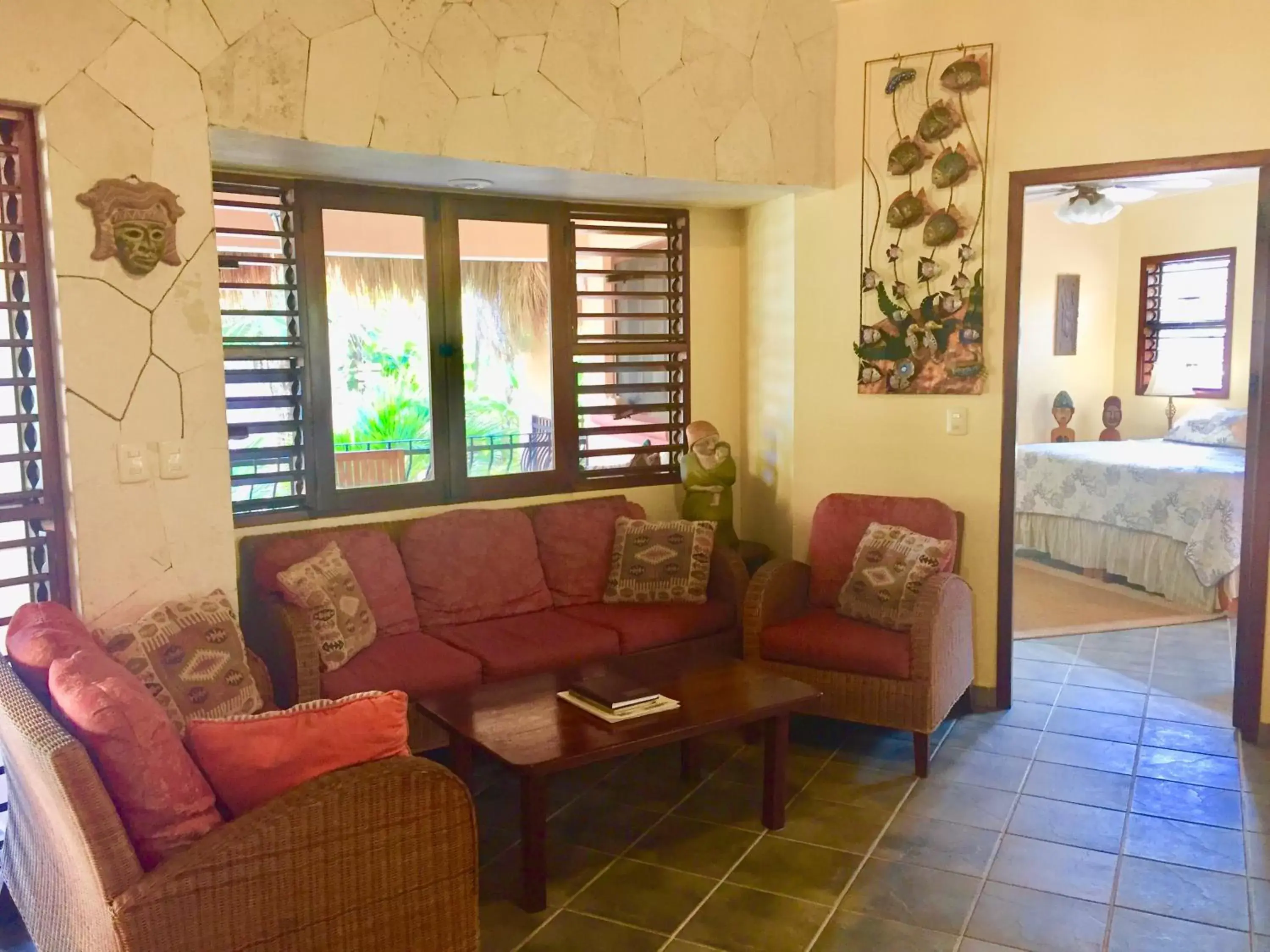 Seating Area in Nah Uxibal Villa and Casitas