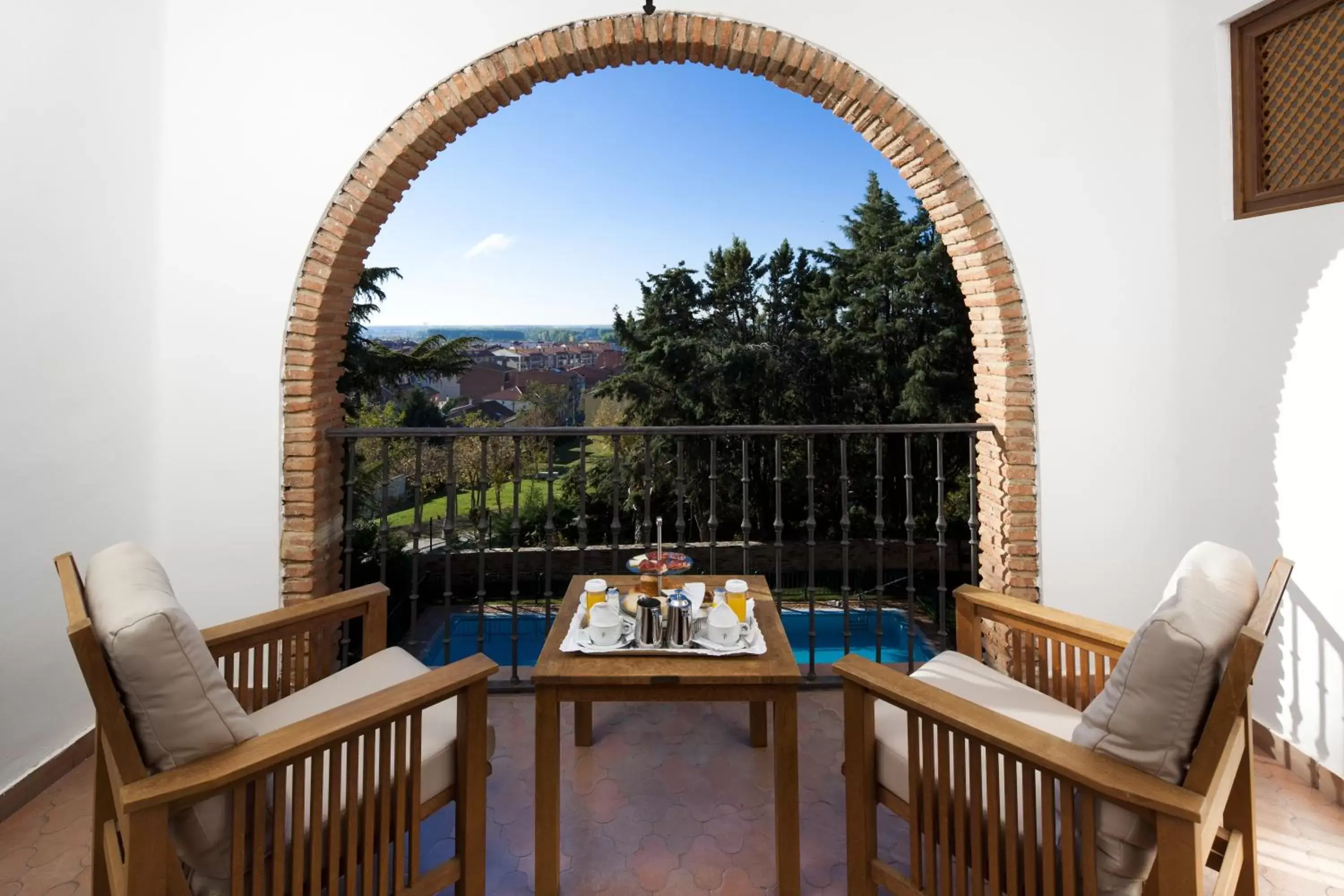 Balcony/Terrace in Parador de Benavente