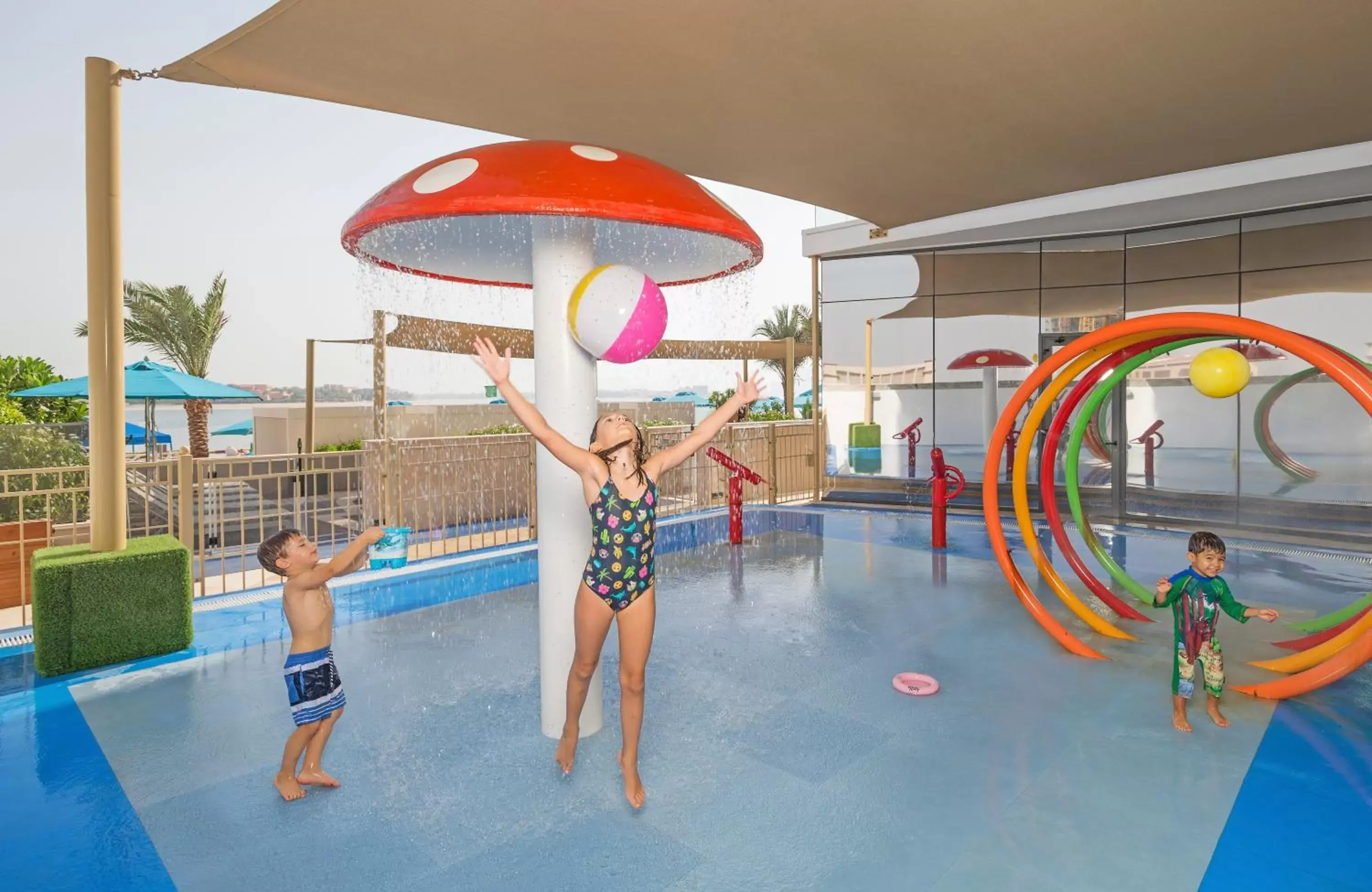 Kids's club, Swimming Pool in The Retreat Palm Dubai MGallery by Sofitel