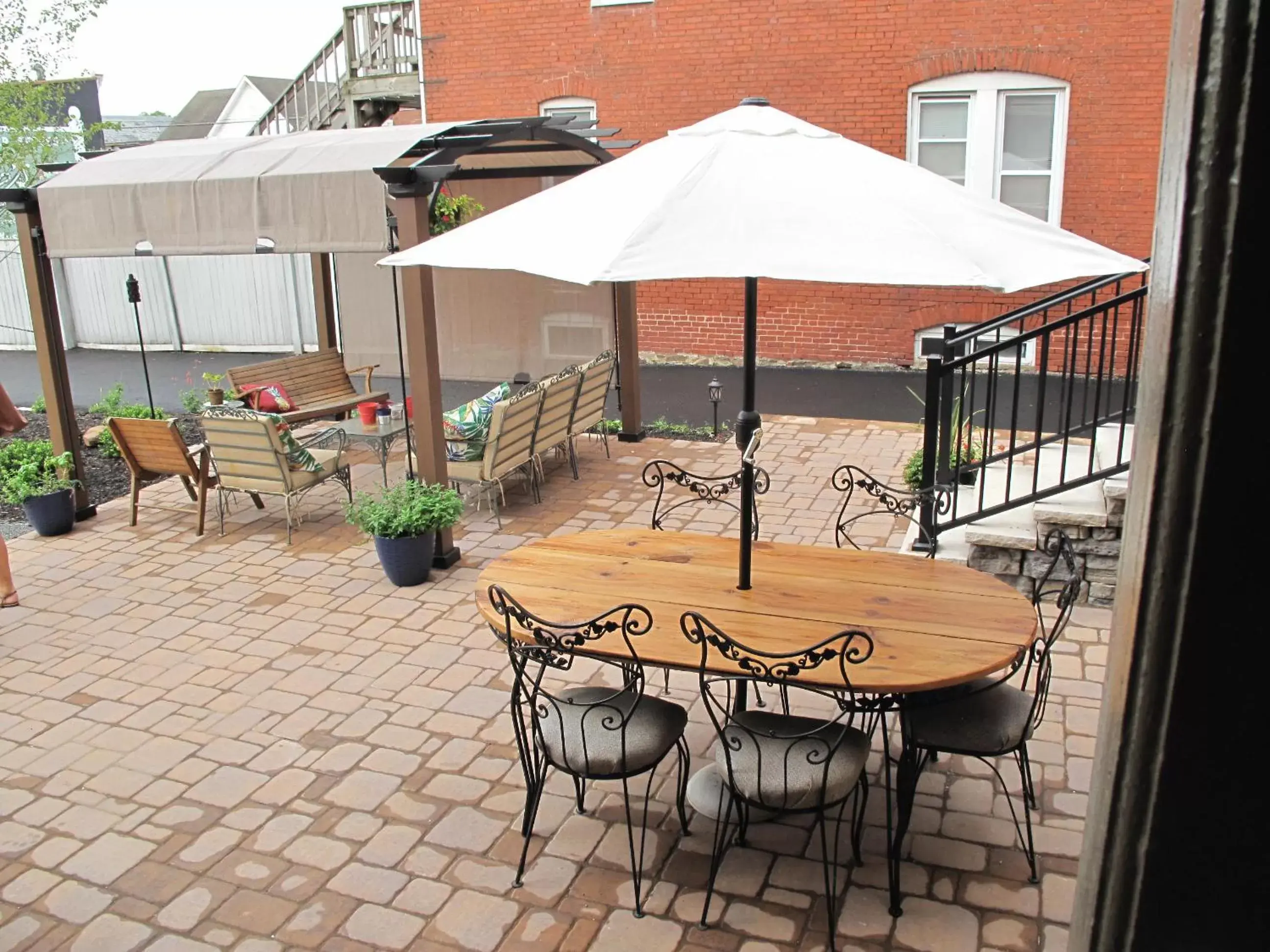 Balcony/Terrace, Restaurant/Places to Eat in Georges on York B&B