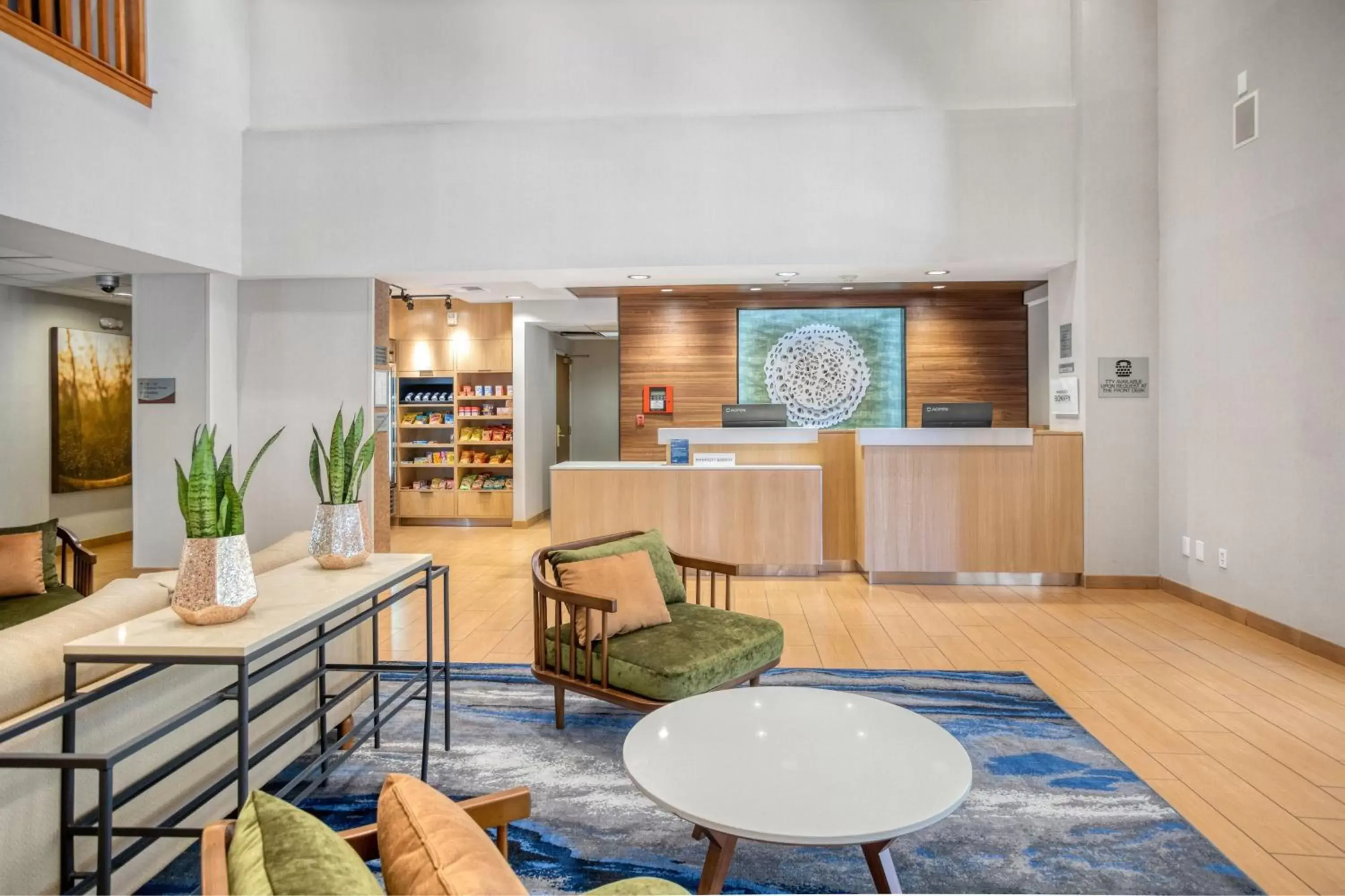 Lobby or reception in Fairfield Inn & Suites Rancho Cordova