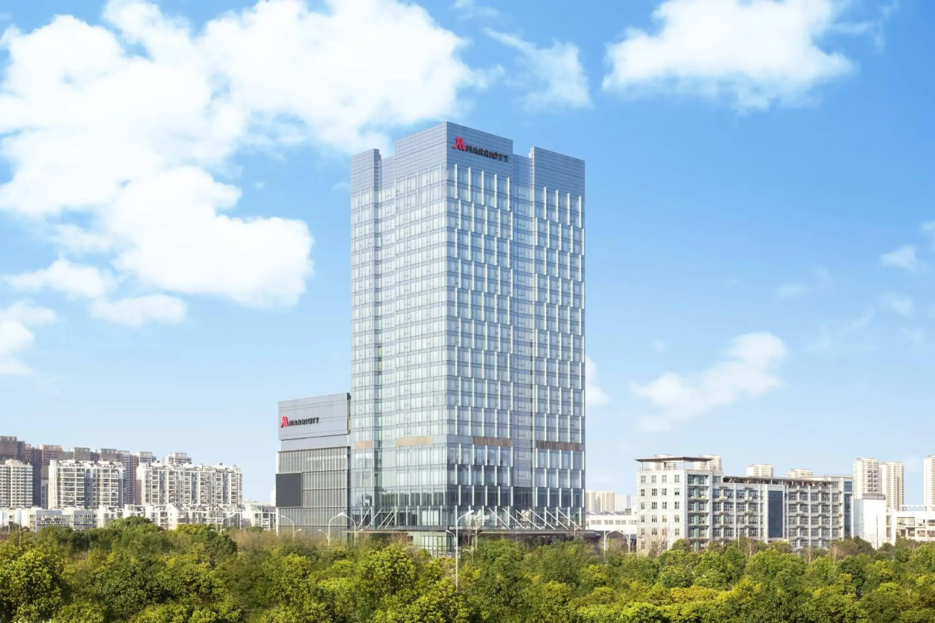 Property building in Marriott Nanjing South Hotel