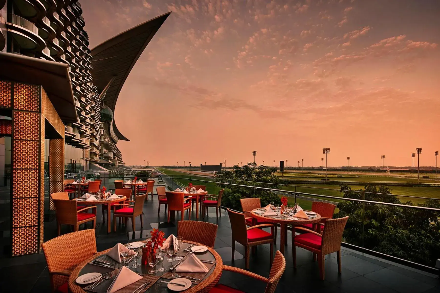 Patio, Restaurant/Places to Eat in The Meydan Hotel
