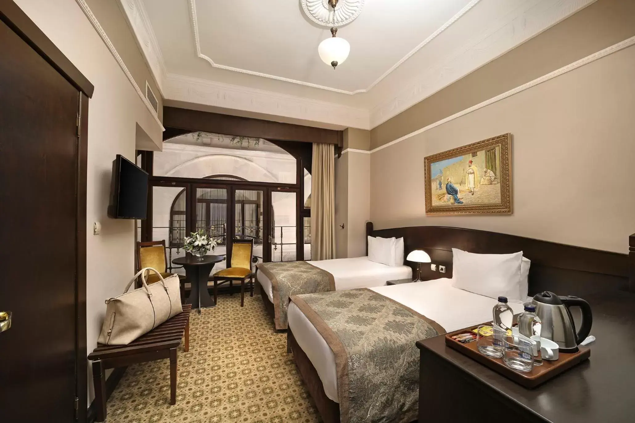 Bed in Legacy Ottoman Hotel