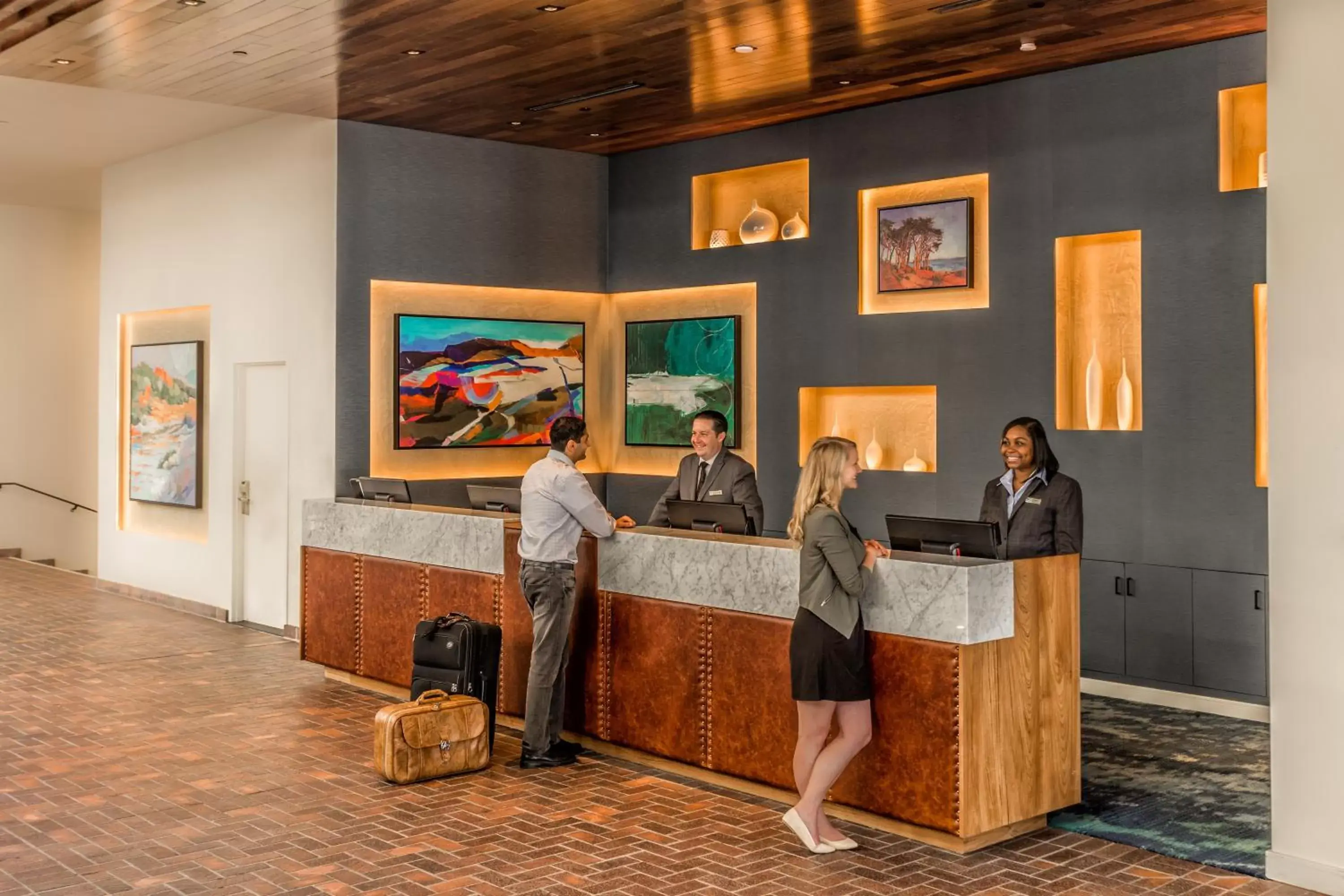 Lobby or reception in Portola Hotel & Spa