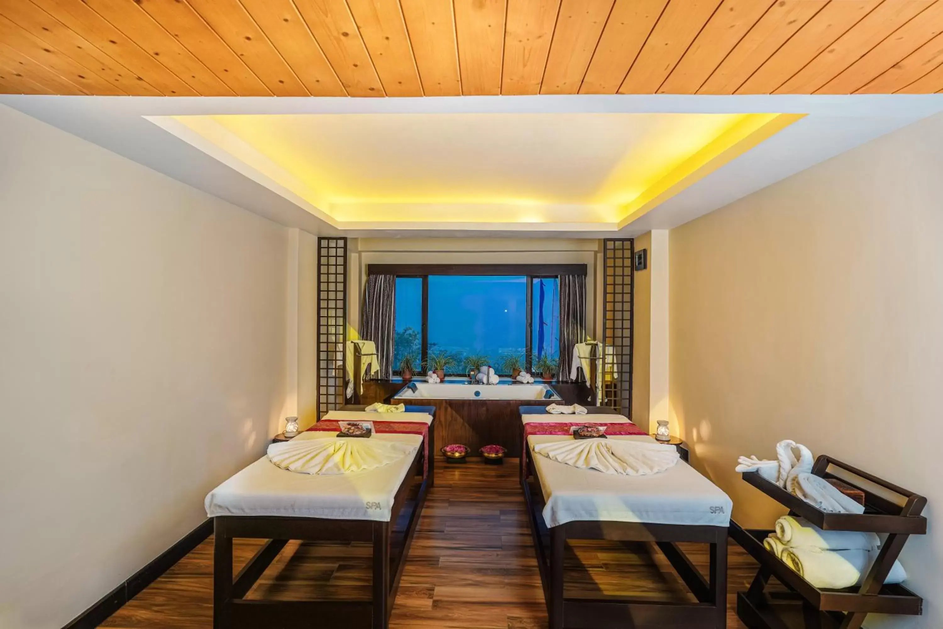 Massage, Restaurant/Places to Eat in Denzong Regency- Luxury Mountain Retreat Spa & Casino