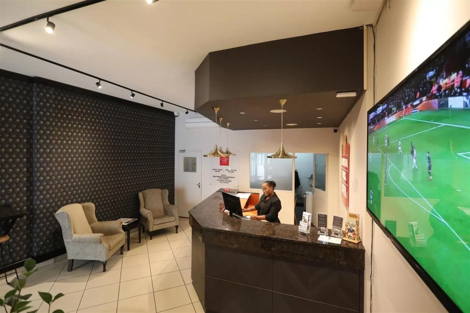 Staff in Florida Park Hotel, Florida Road