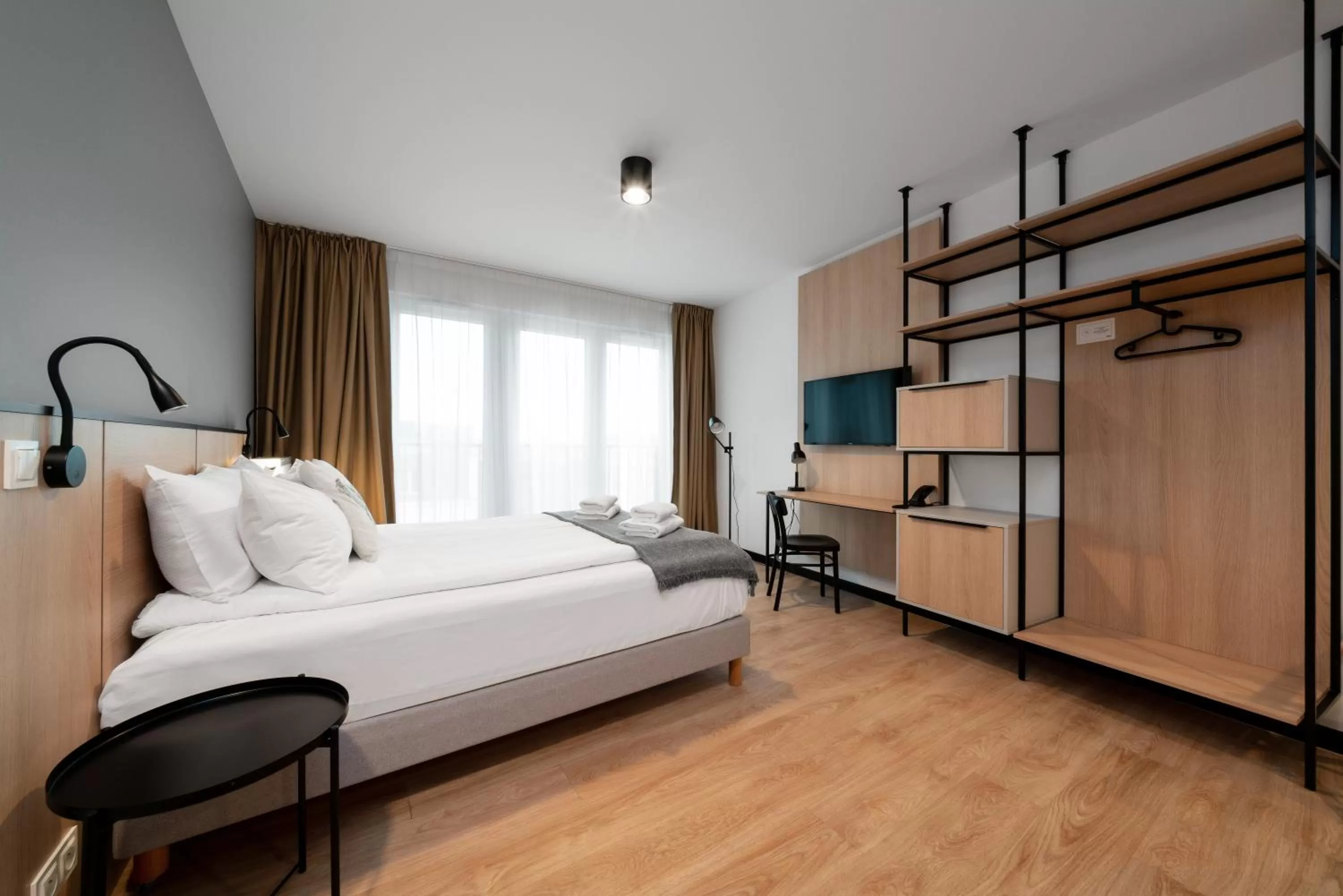 Bed in Hotel Tulip Residences Warsaw Targowa