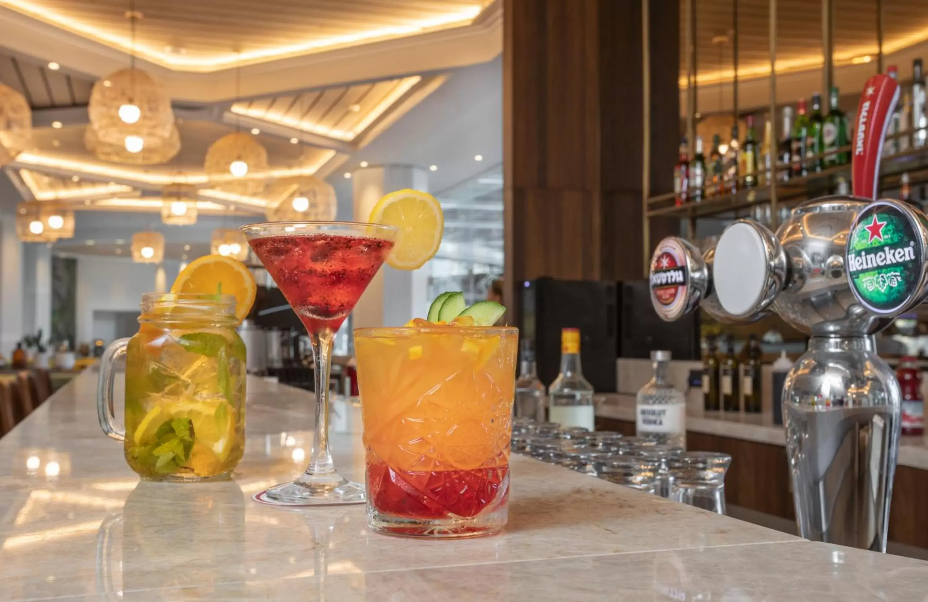 Drinks in Vert Hotel Eilat by AFI Hotels