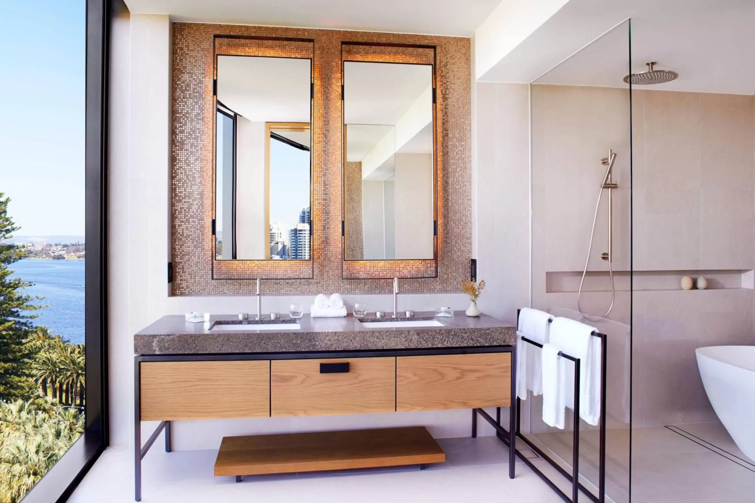 Bathroom in The Ritz-Carlton, Perth