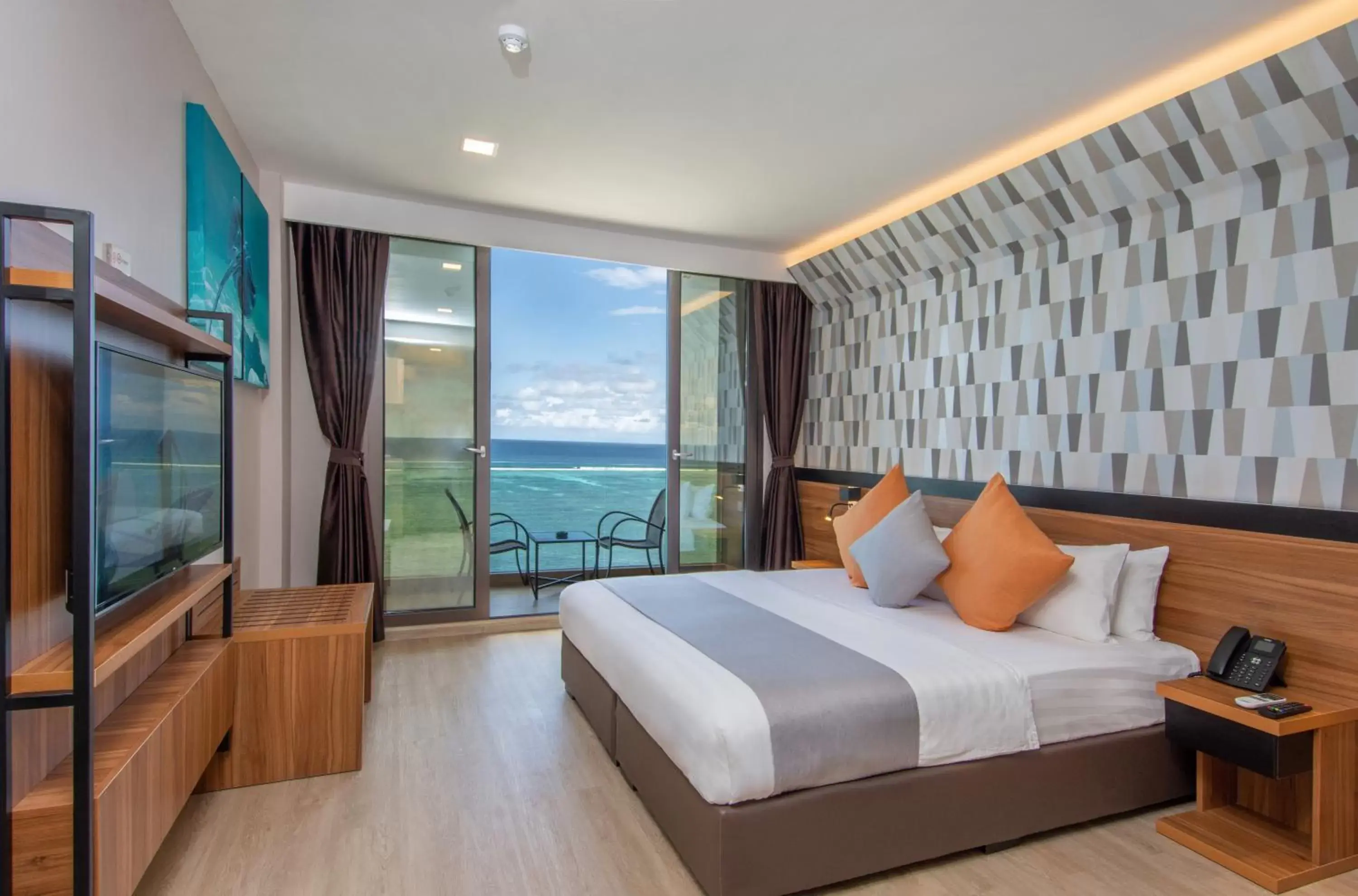 Bedroom, Mountain View in Triton Prestige Seaview and Spa