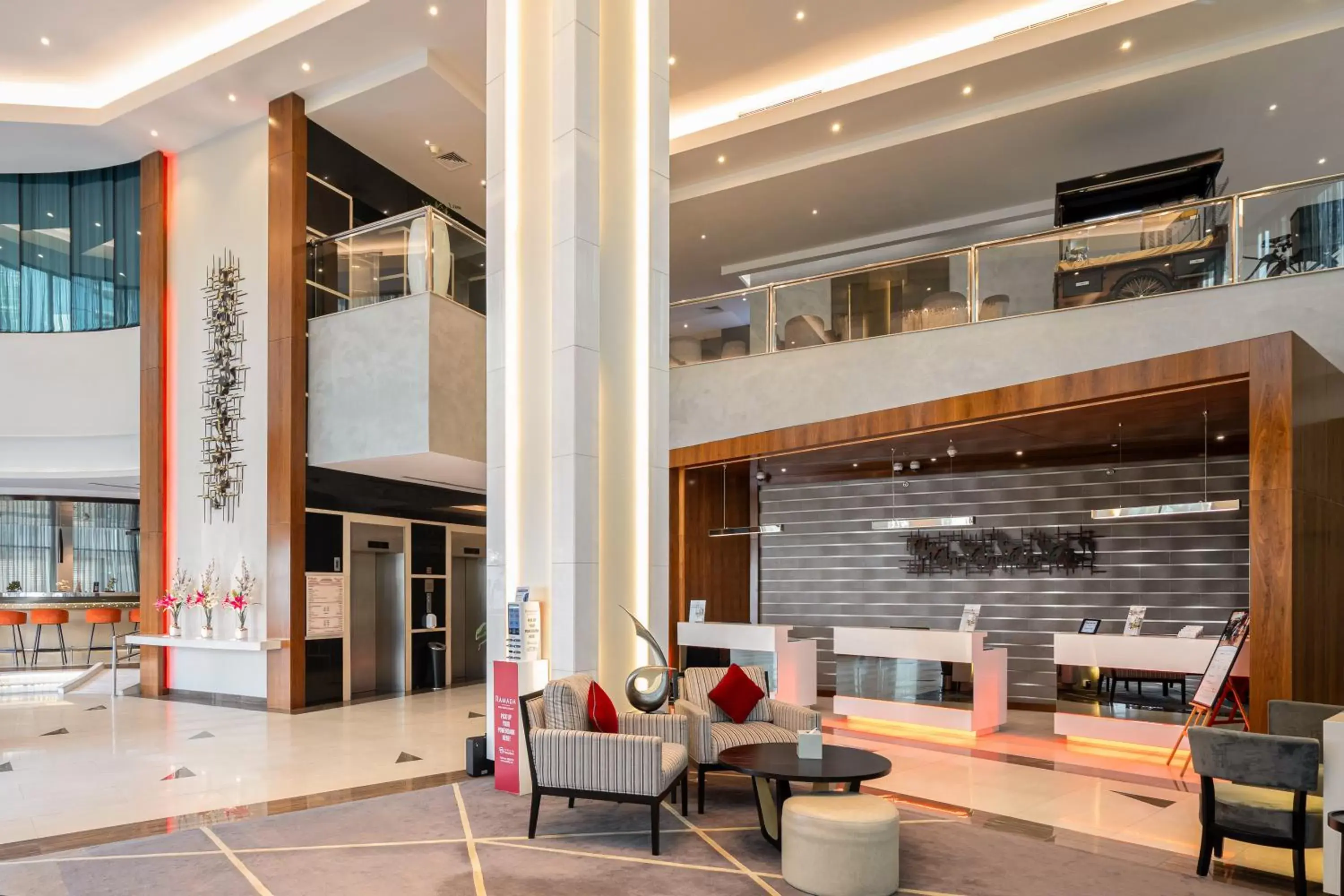 Lobby or reception in Ramada by Wyndham Dubai Barsha Heights