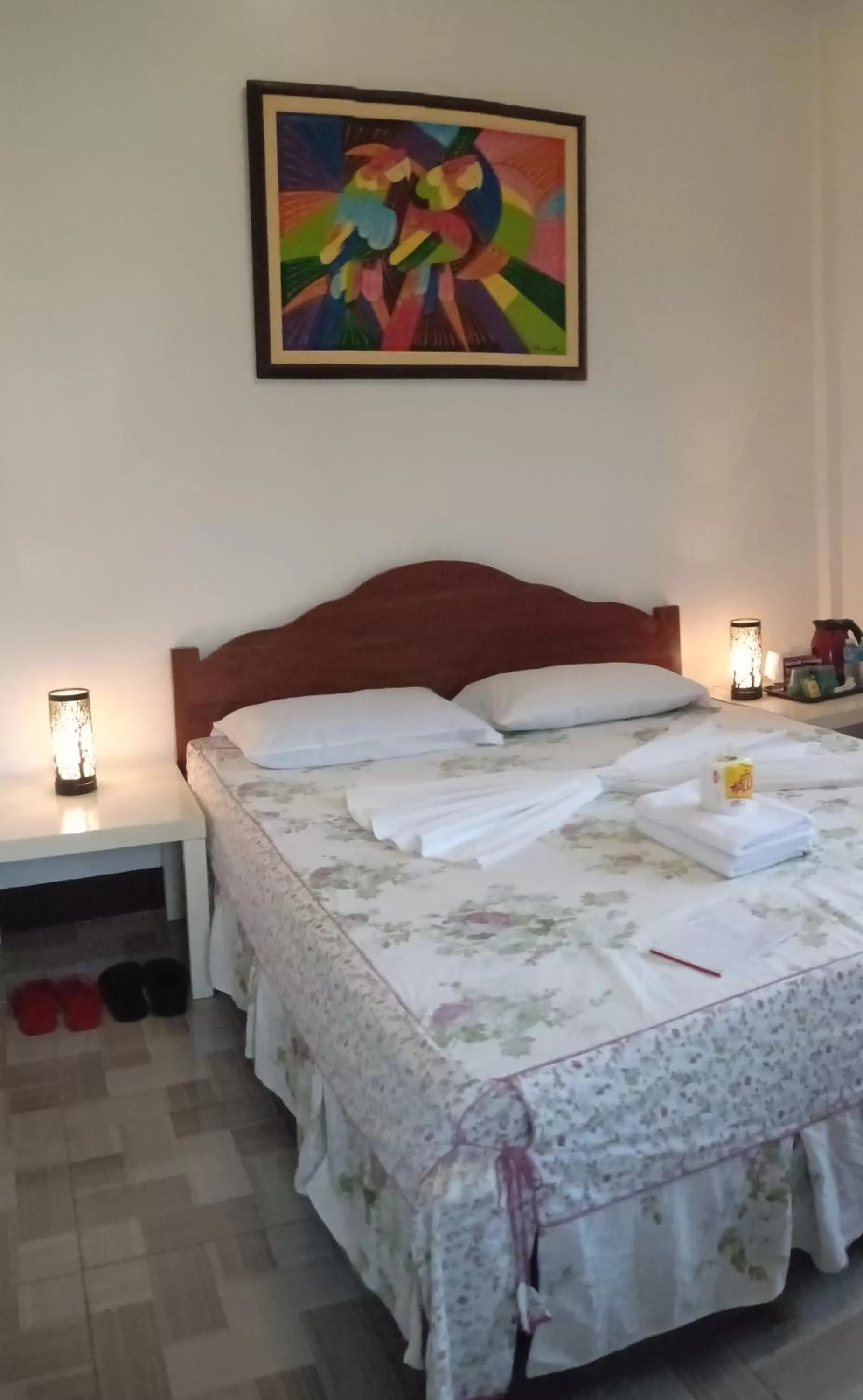 Bed in E&N Paradise Island Resort