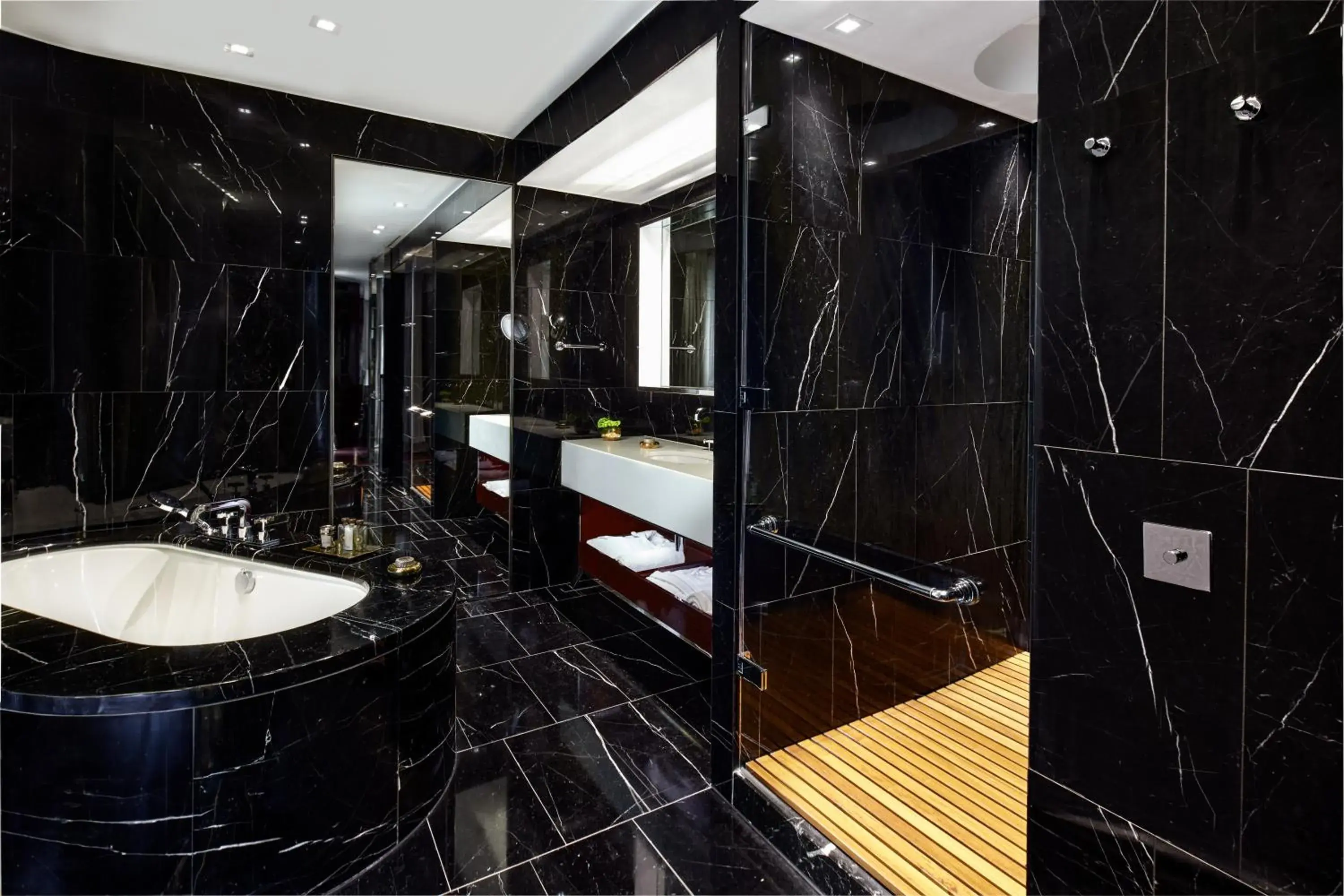 Shower, Bathroom in Bulgari Hotel London