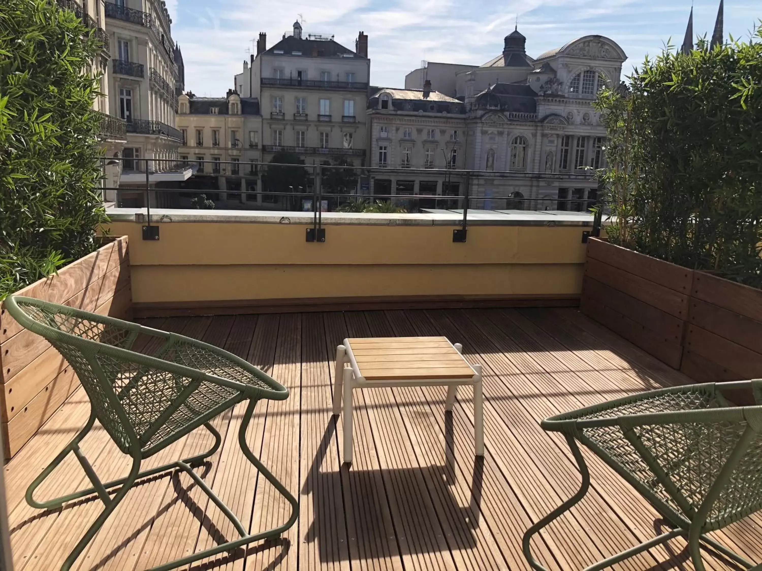 Balcony/Terrace in Hôtel Saint-Julien