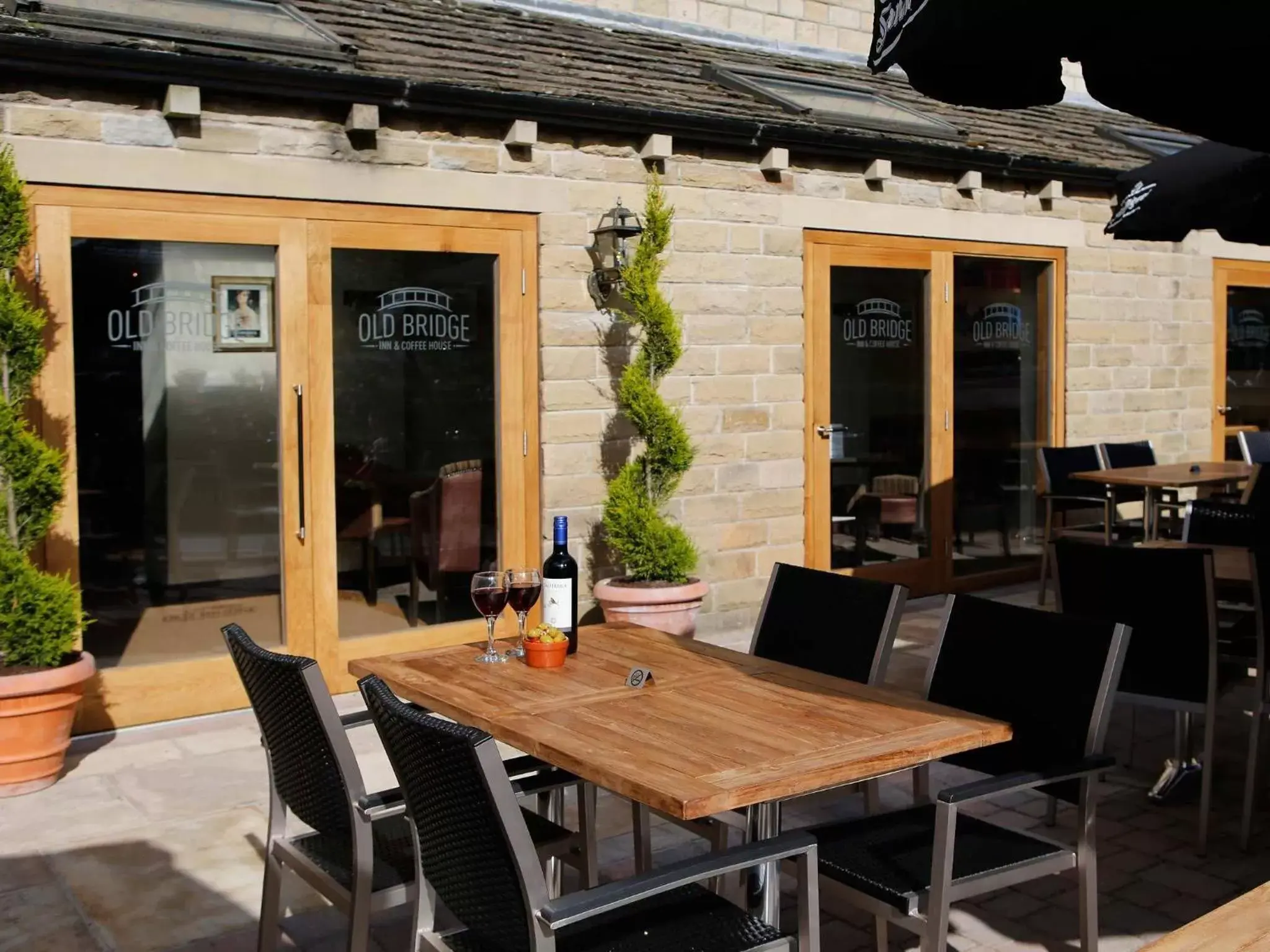 Facade/entrance in The Old Bridge Inn, Holmfirth, West Yorkshire