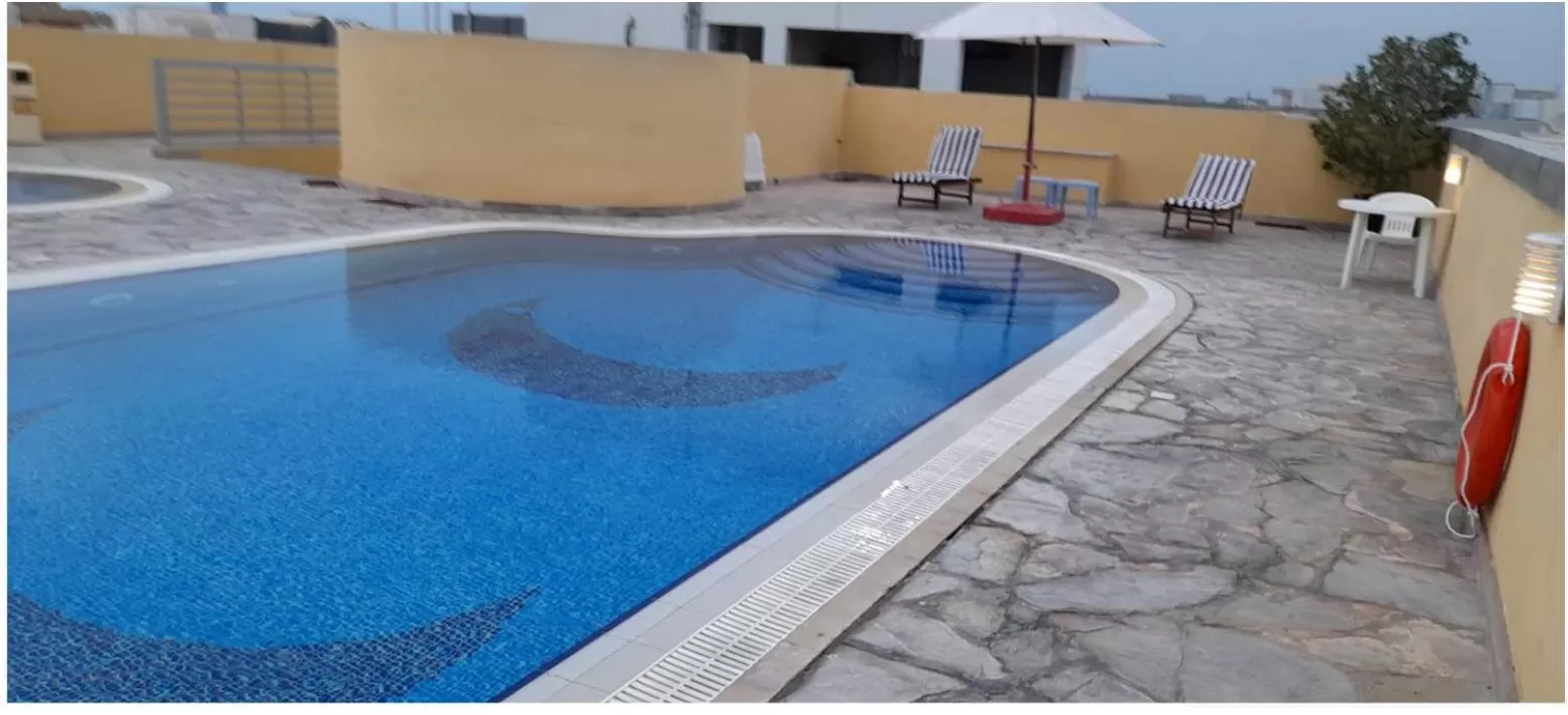Swimming pool in Akas-Inn Hotel Apartment
