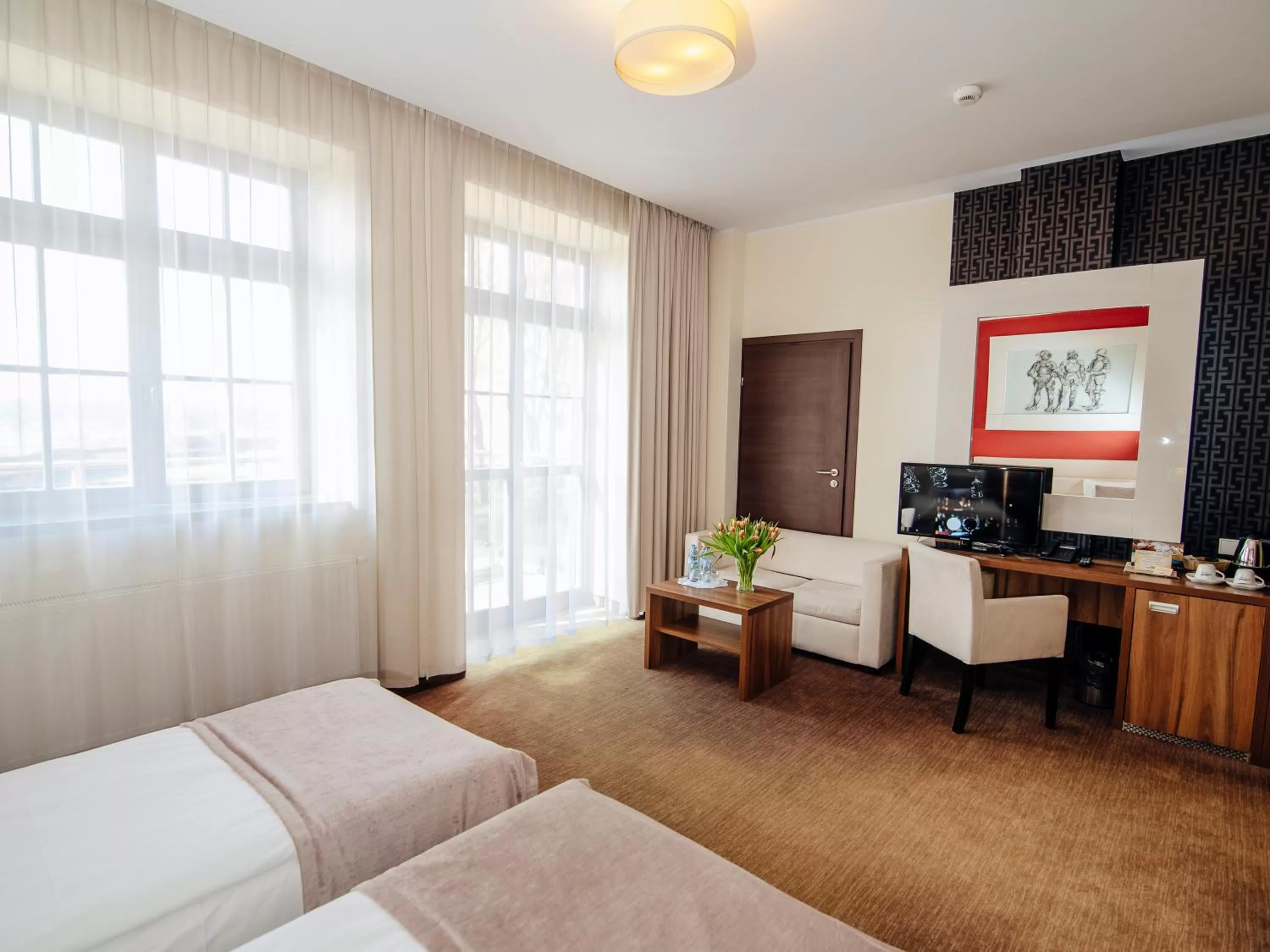 TV and multimedia, Bed in Hotel Zamek Gniew