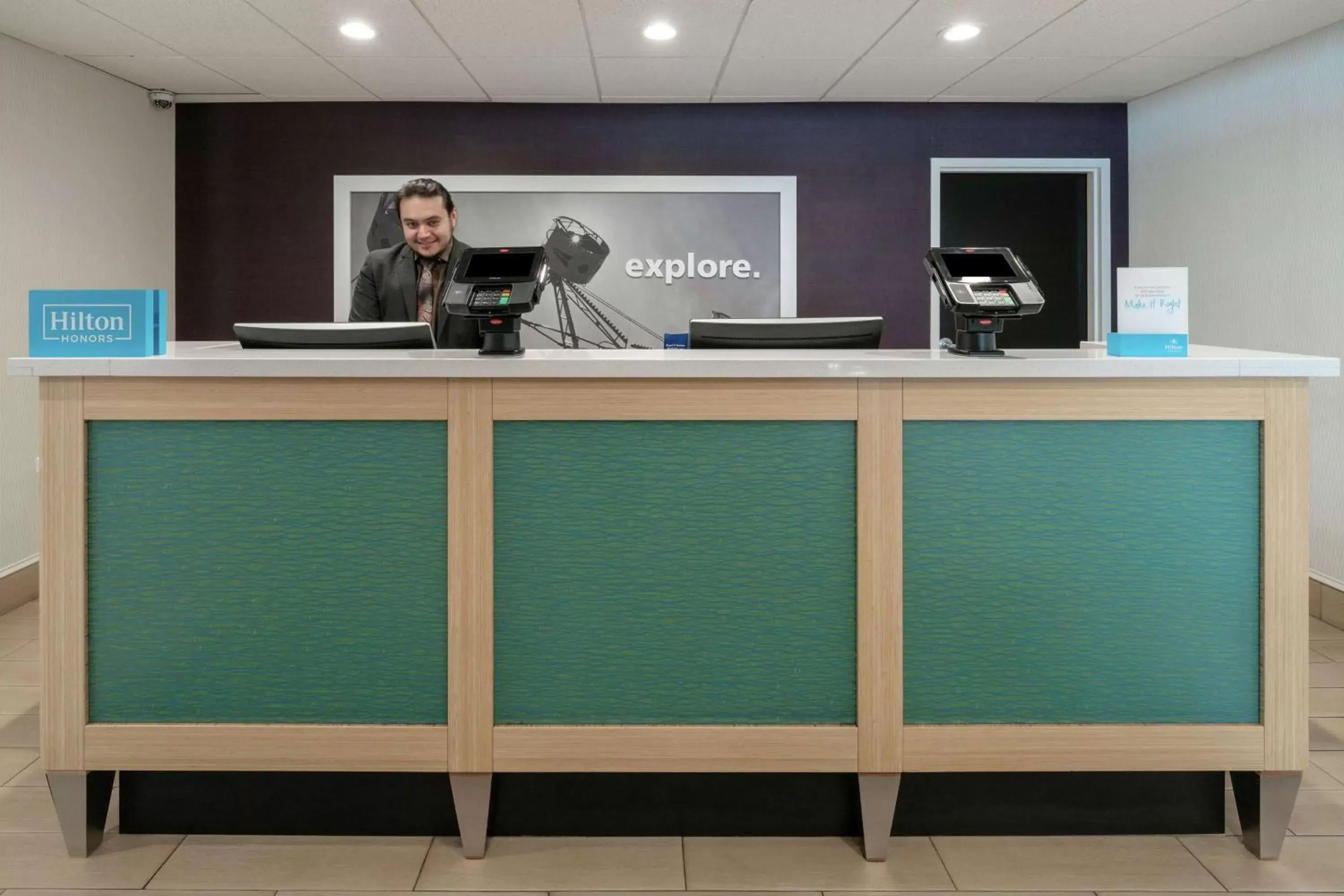 Lobby or reception in Hampton Inn Hopewell Fort Lee