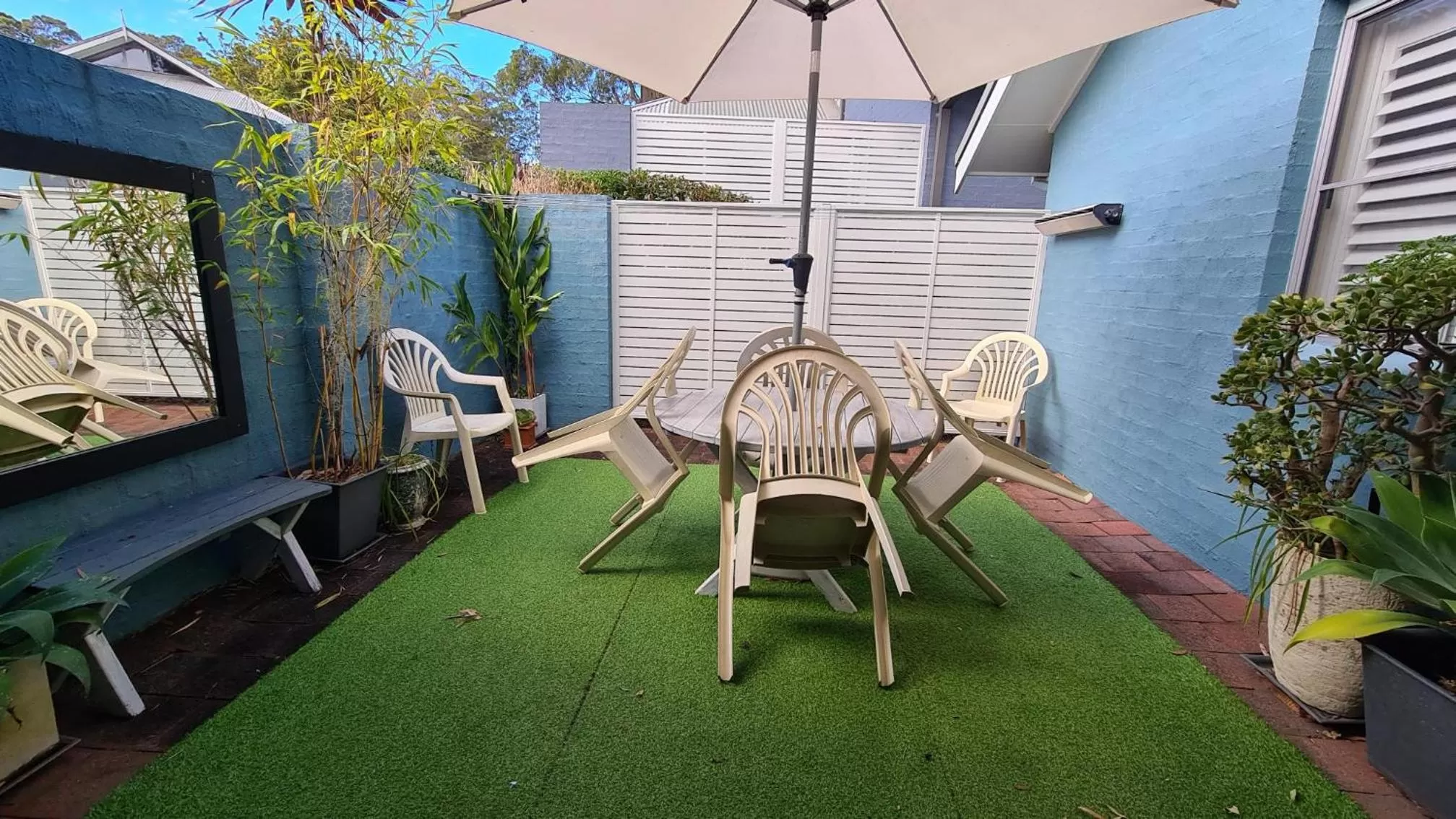 Patio in Stay At Raffertys Resort