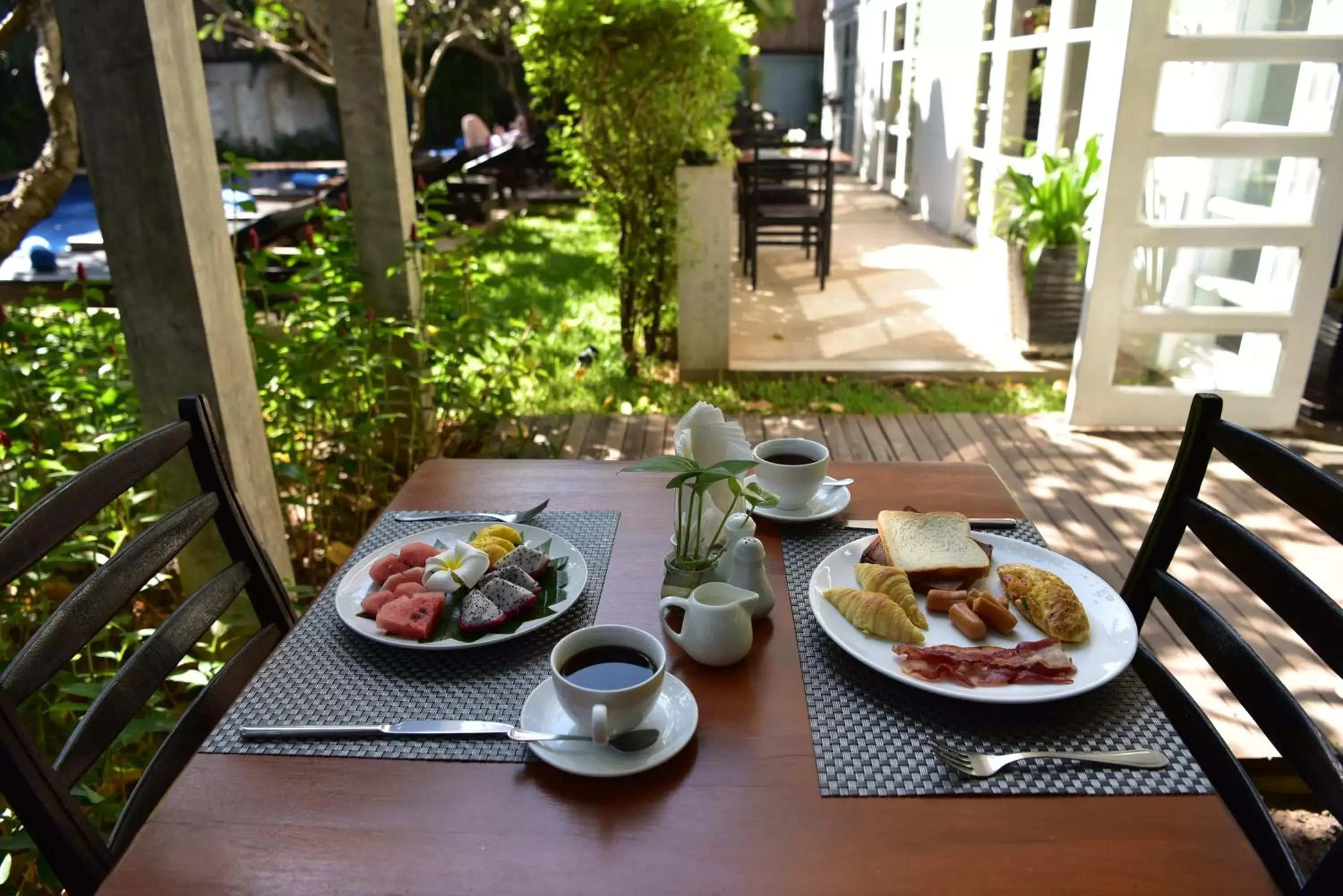 Breakfast in Amber Angkor Villa Hotel & Spa