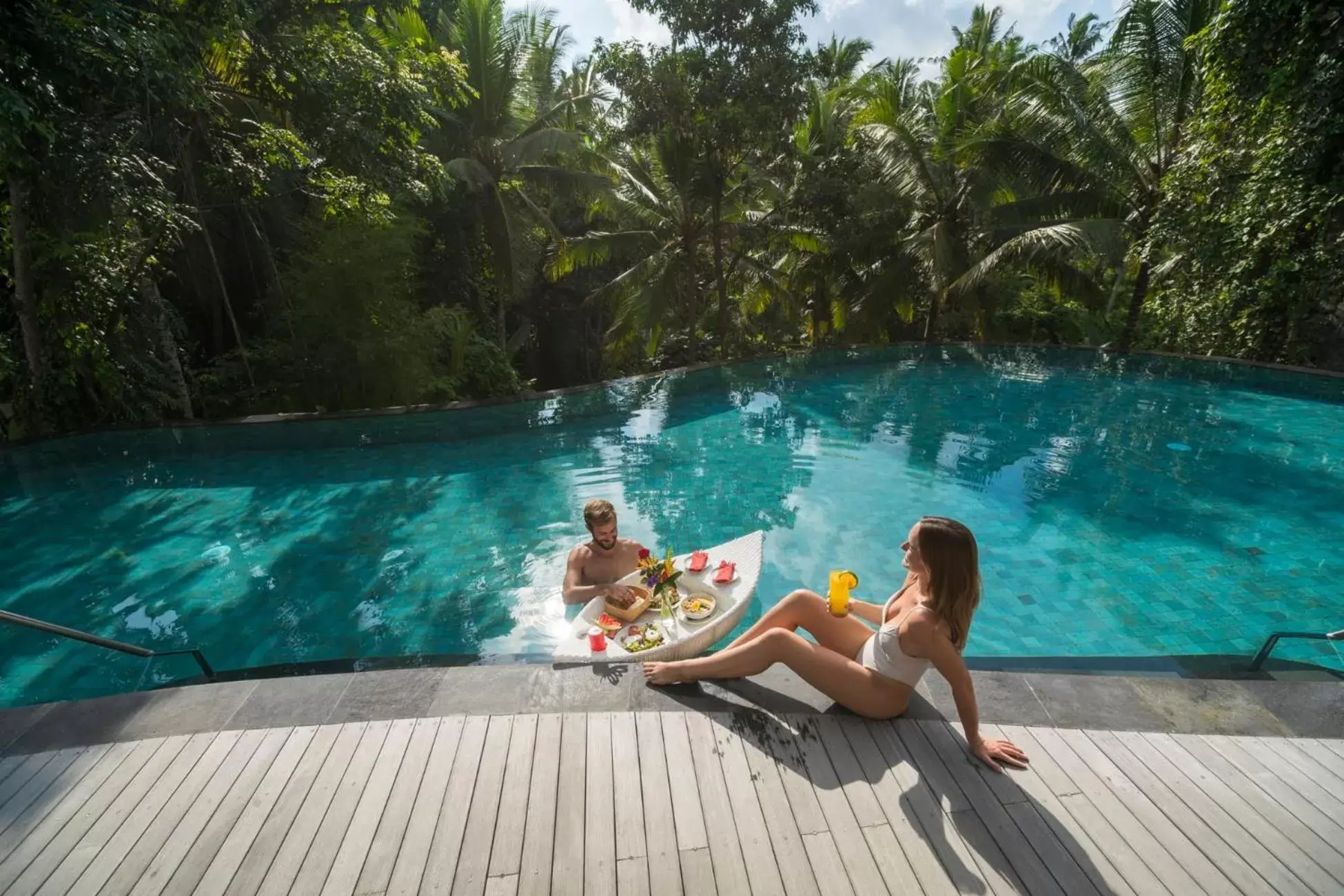 People, Swimming Pool in Adiwana Unagi Suites