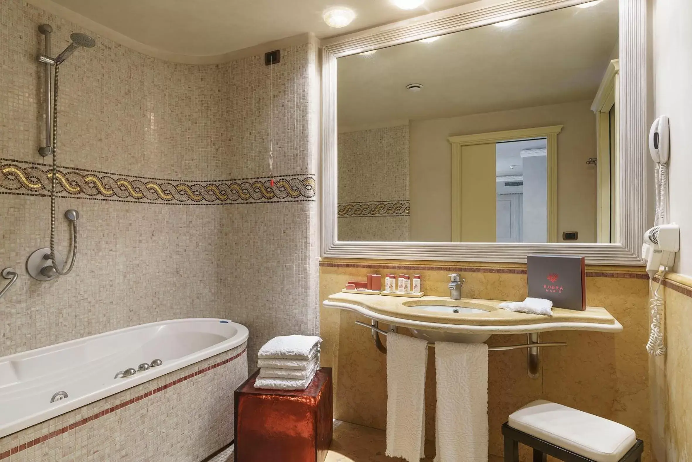 Bathroom in Romano Palace Luxury Hotel