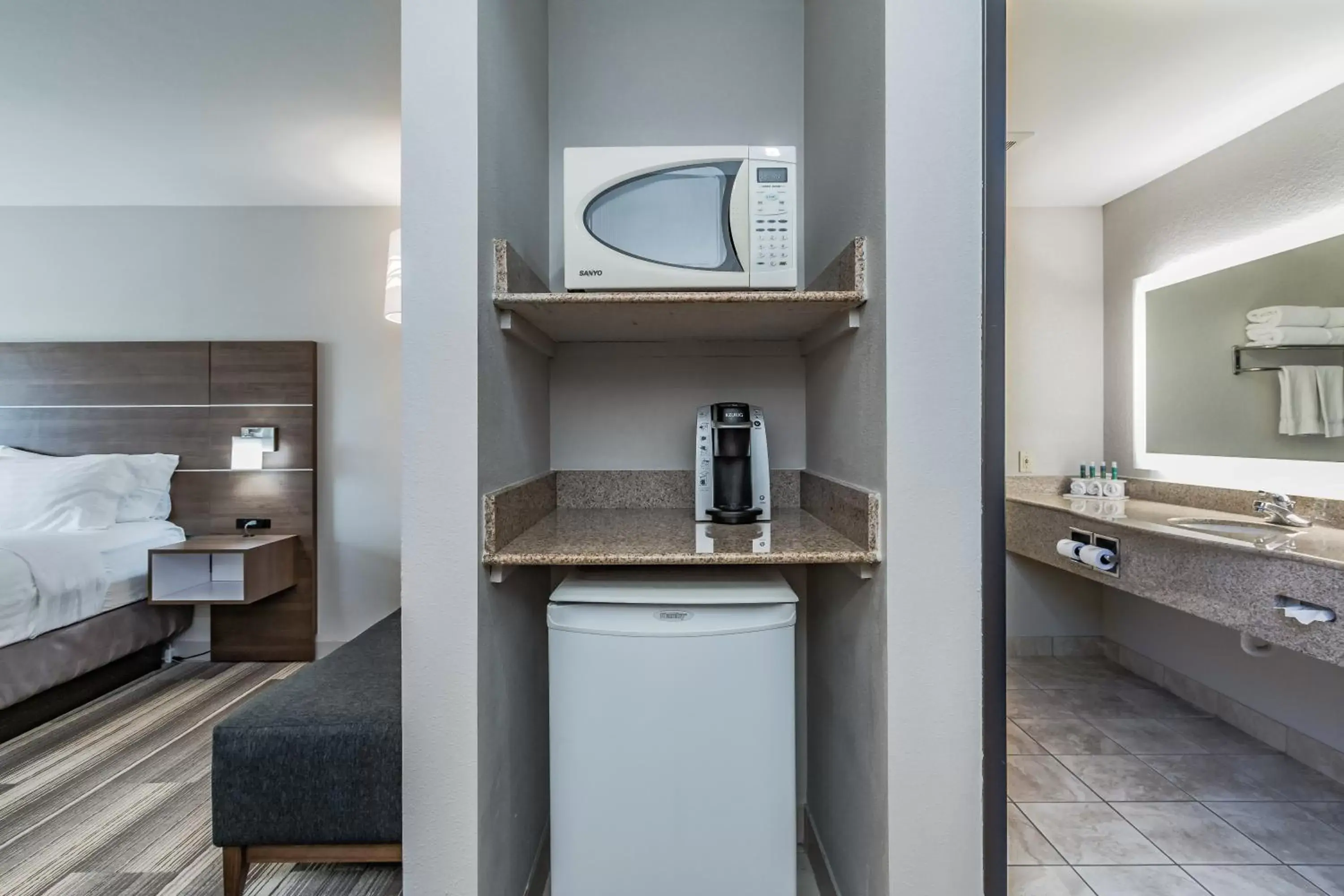 Photo of the whole room, Bathroom in Holiday Inn Express & Suites - South Bend - Notre Dame Univ.