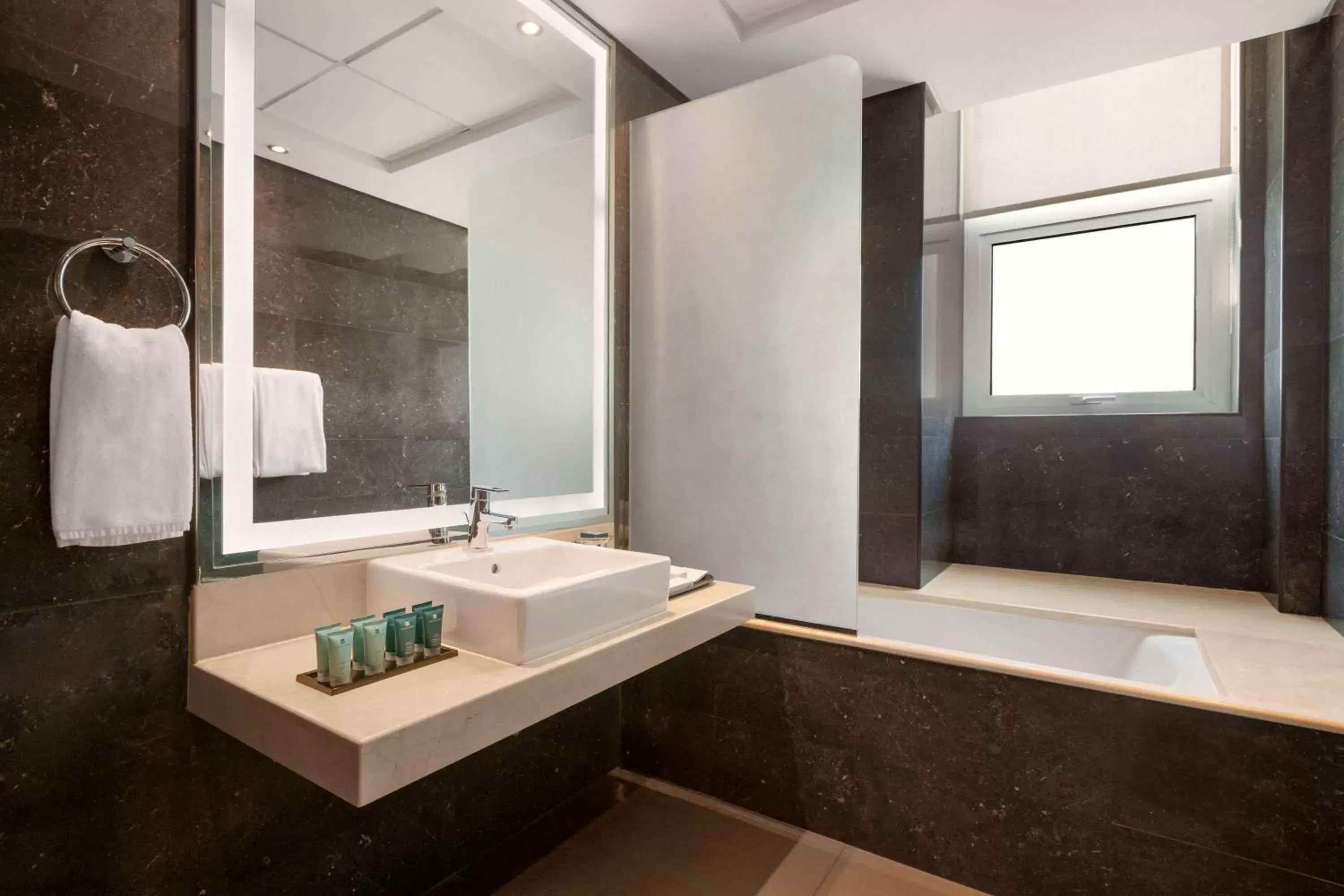 Shower, Bathroom in Ramada by Wyndham Manama City Centre