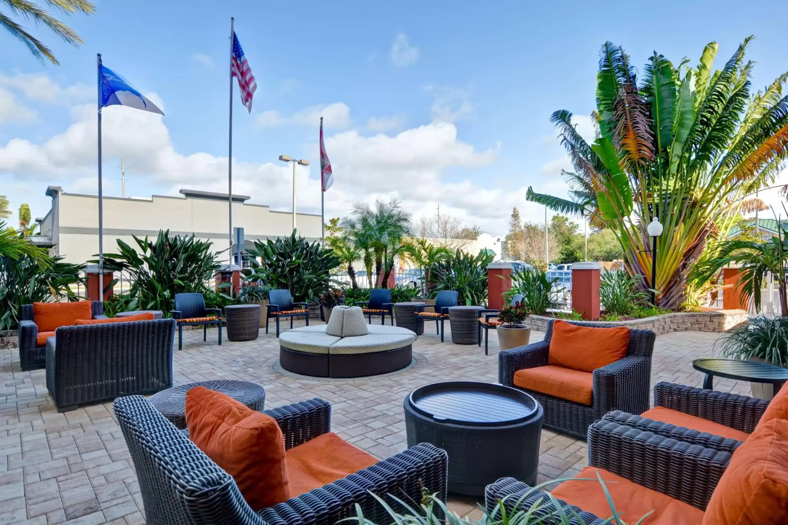 Patio in Hilton Garden Inn Tampa Northwest/Oldsmar