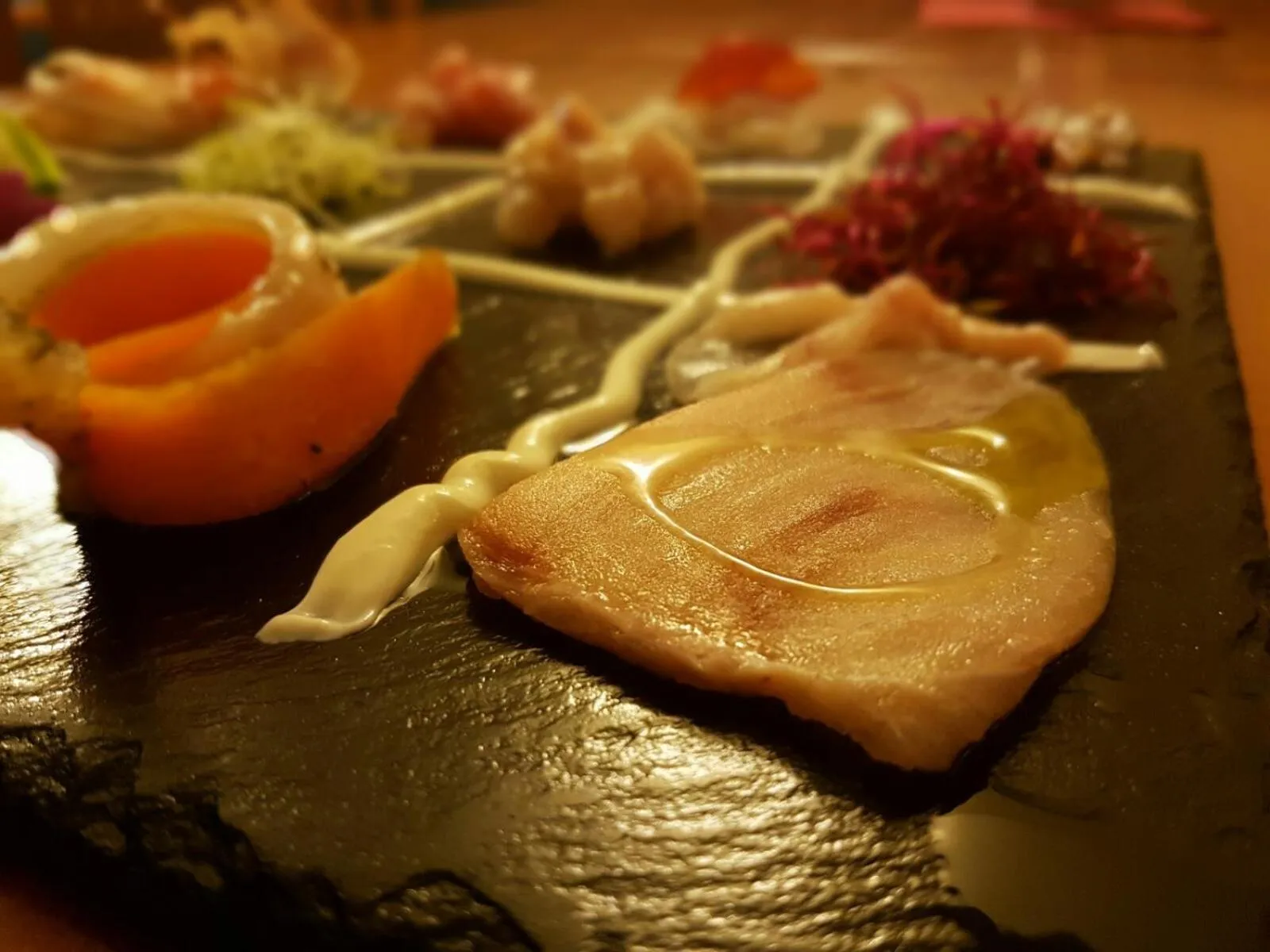 Food close-up in Locanda La Comacina