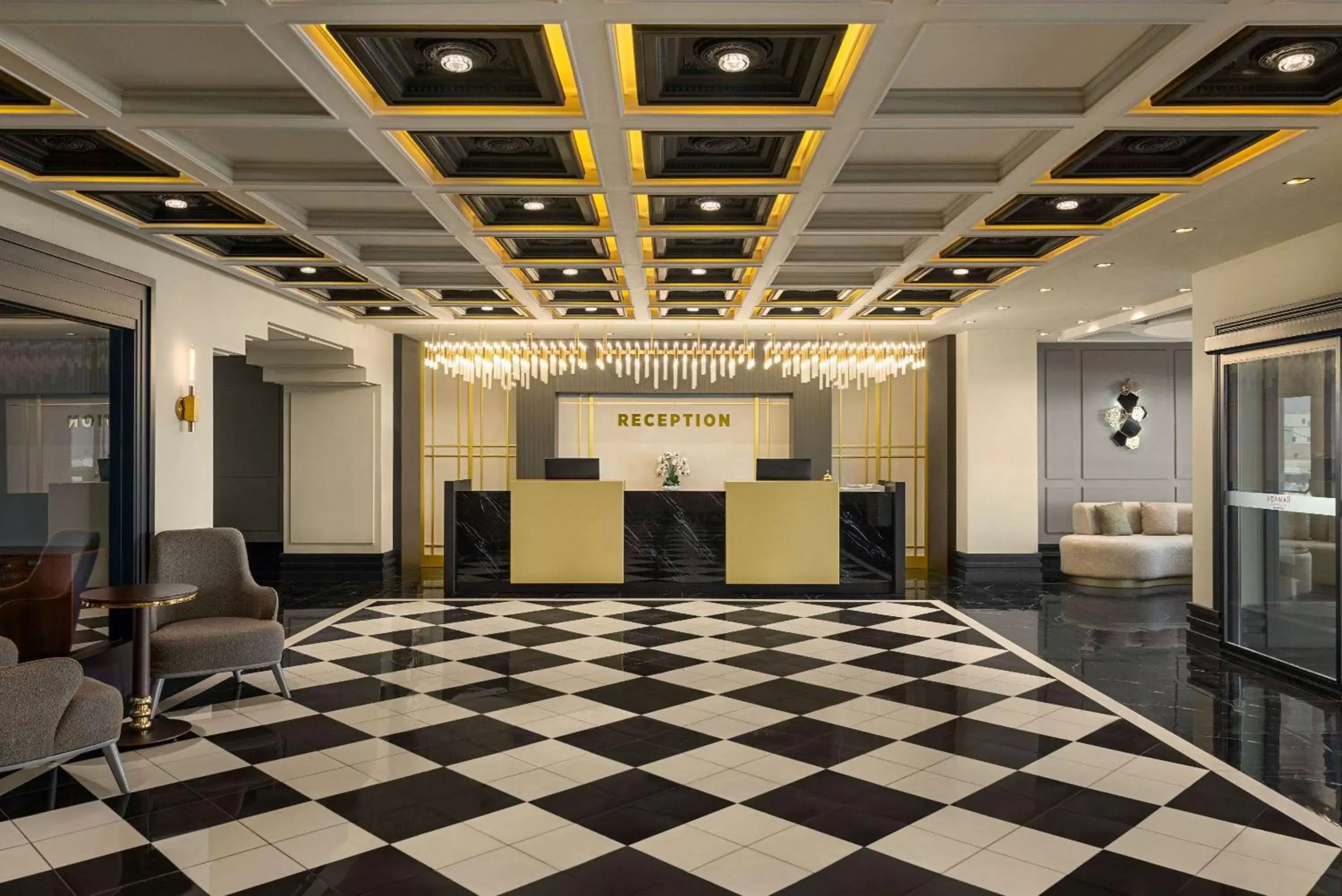 Lobby or reception in Ramada by Wyndham Erzurum Lobby or reception in Ramada by Wyndham Erzurum