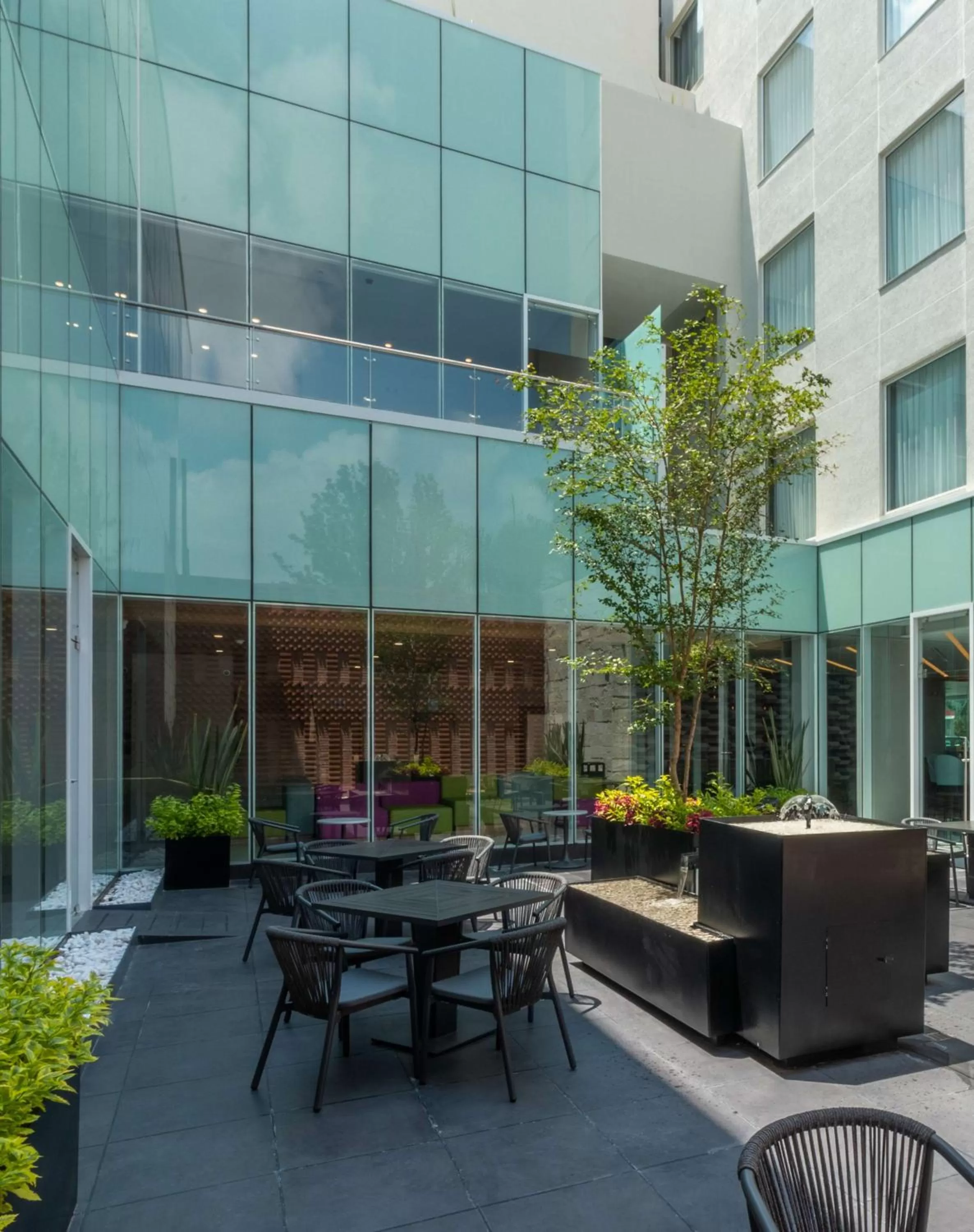 Patio in Hampton by Hilton Aguascalientes Downtown