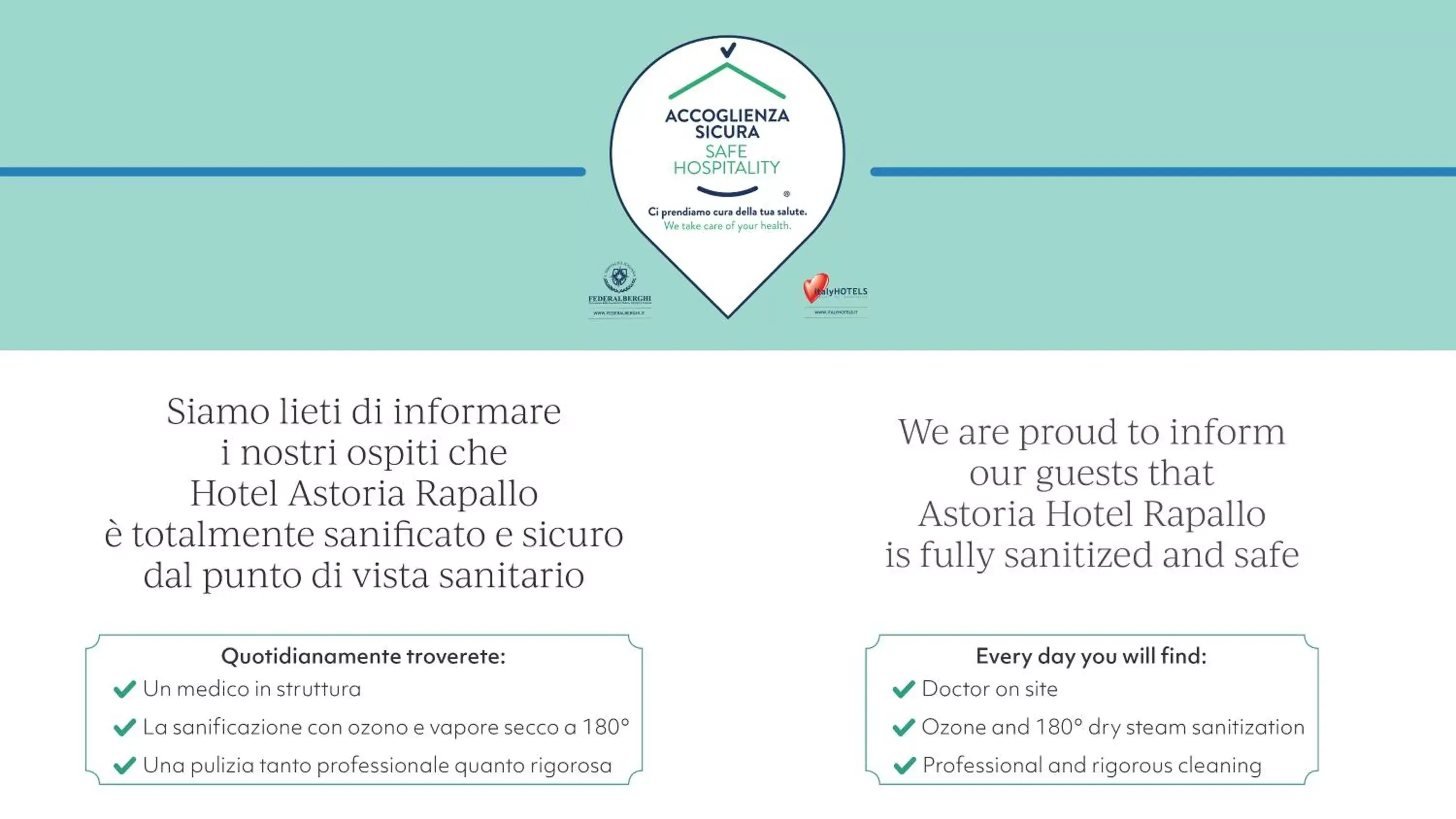 Certificate/Award in Hotel Astoria